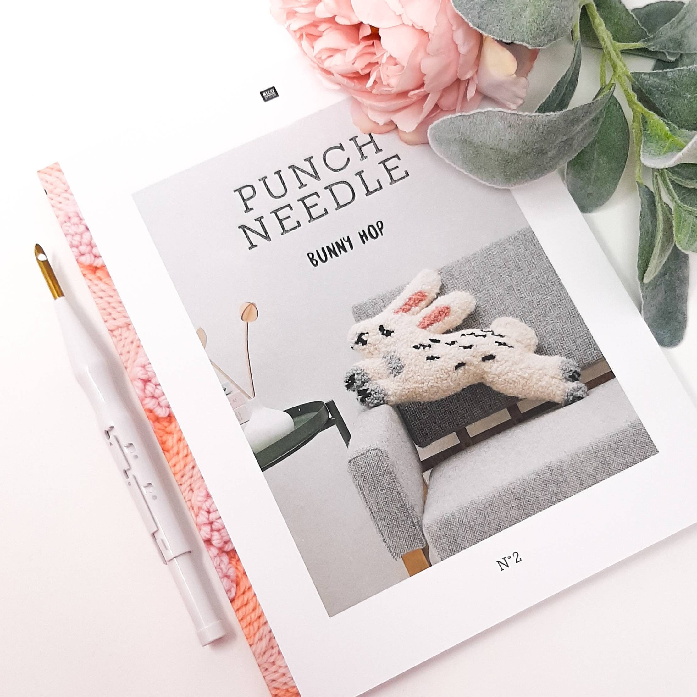 Embroidery pattern book Easter Punch needle book Embroidery for