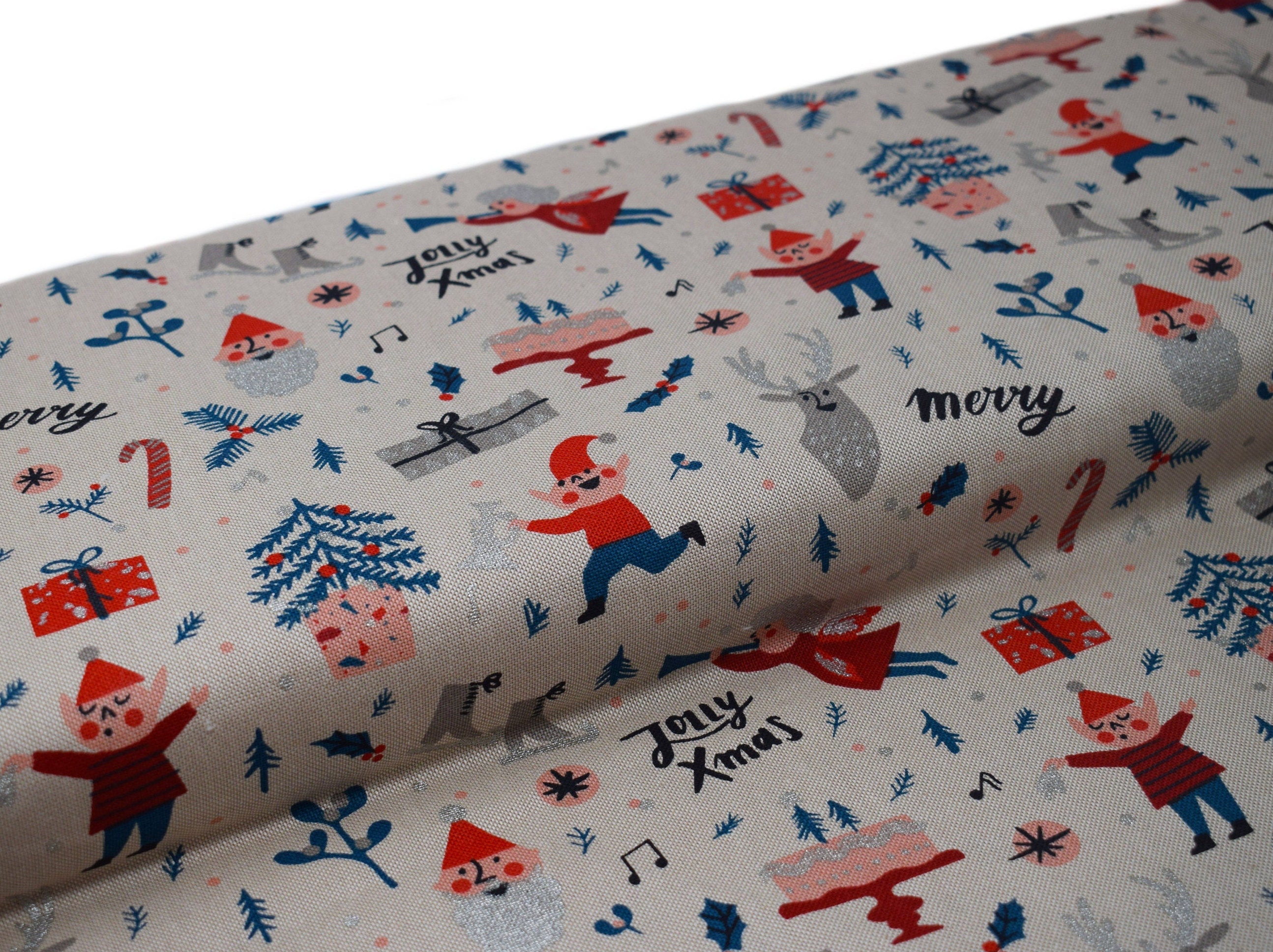 Christmas Stocking Fabric Rico Heavyweight Christmas Fabric