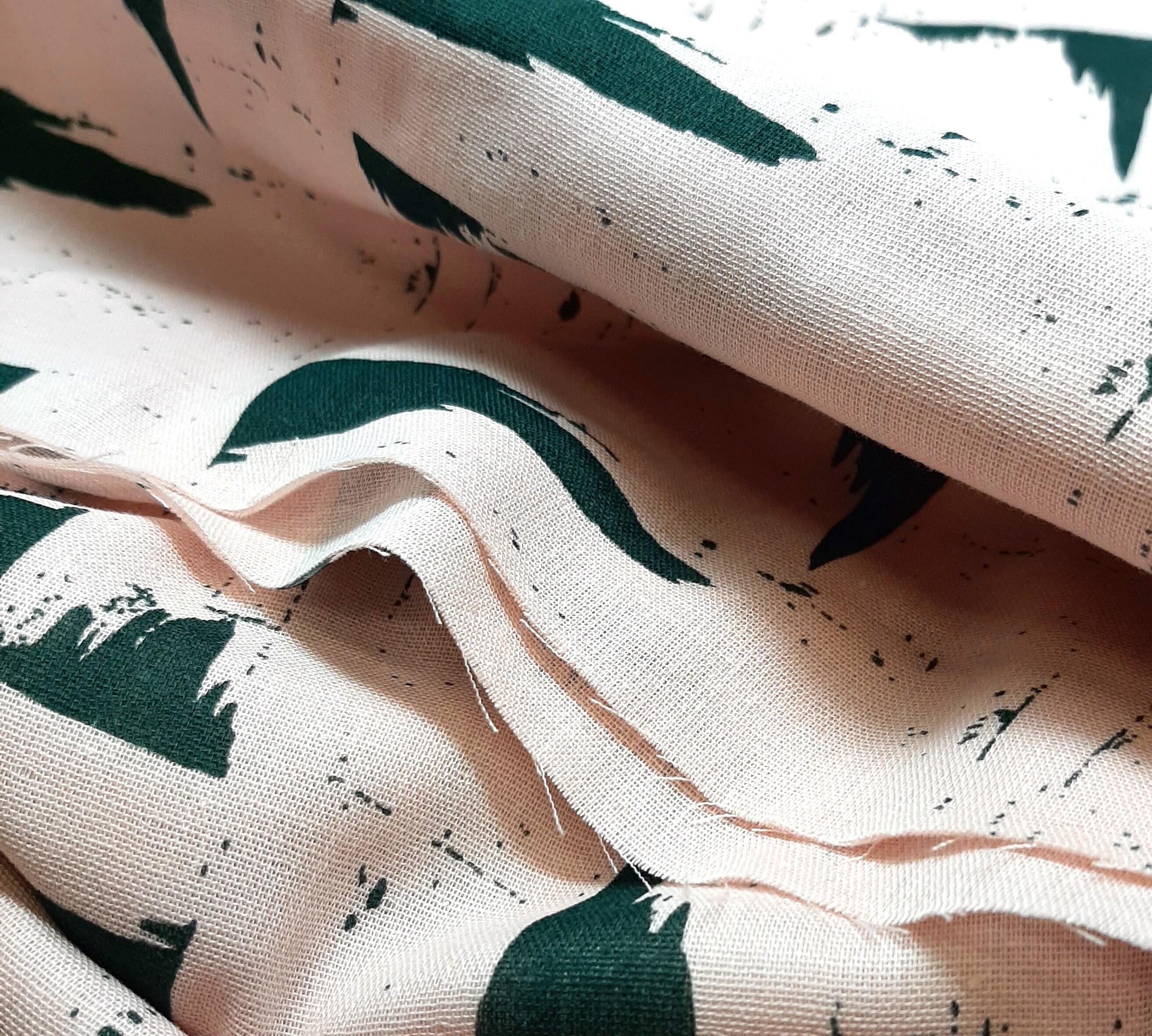 Blush pink double gauze cotton fabric, Dressmaking double gauze cotton