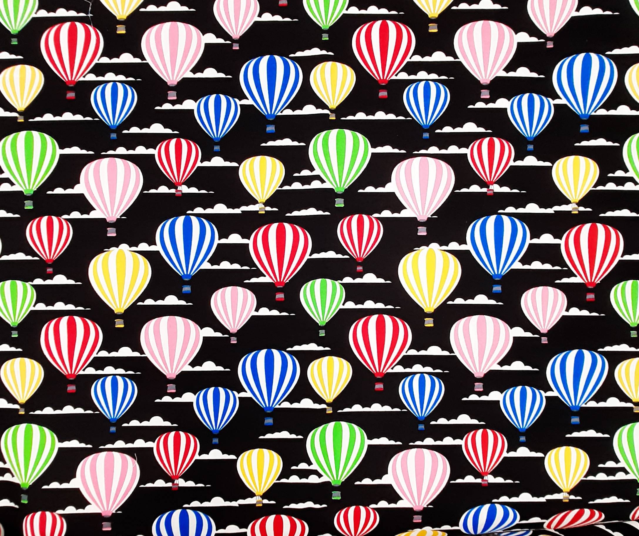 Hot air balloon Novelty Childrens Fabric Unisex hot air balloon woven