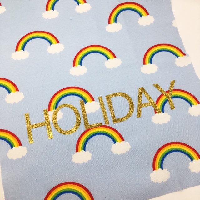 Gold Glitter Vinyl transfer sheet for fabric Rico Design Gold Glitter