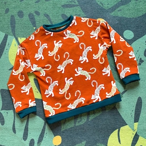 Modello PDF per maglione per bambini, felpa unisex, età 2-12 (download digitale)