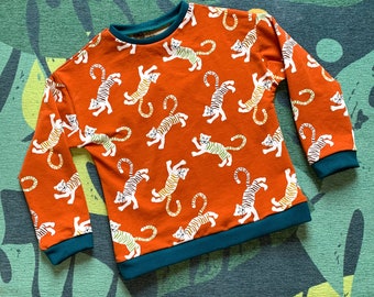 Kids Jumper PDF Pattern, Unisex Sweatshirt, Ages 2-12 (Digital Download)