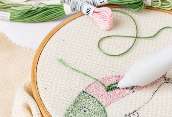 Beginner's Punch needle embroidery needle kit - Rico punch 3 needle kit - 13cm - Punch needle embroidery tool - Hand embroidery kit
