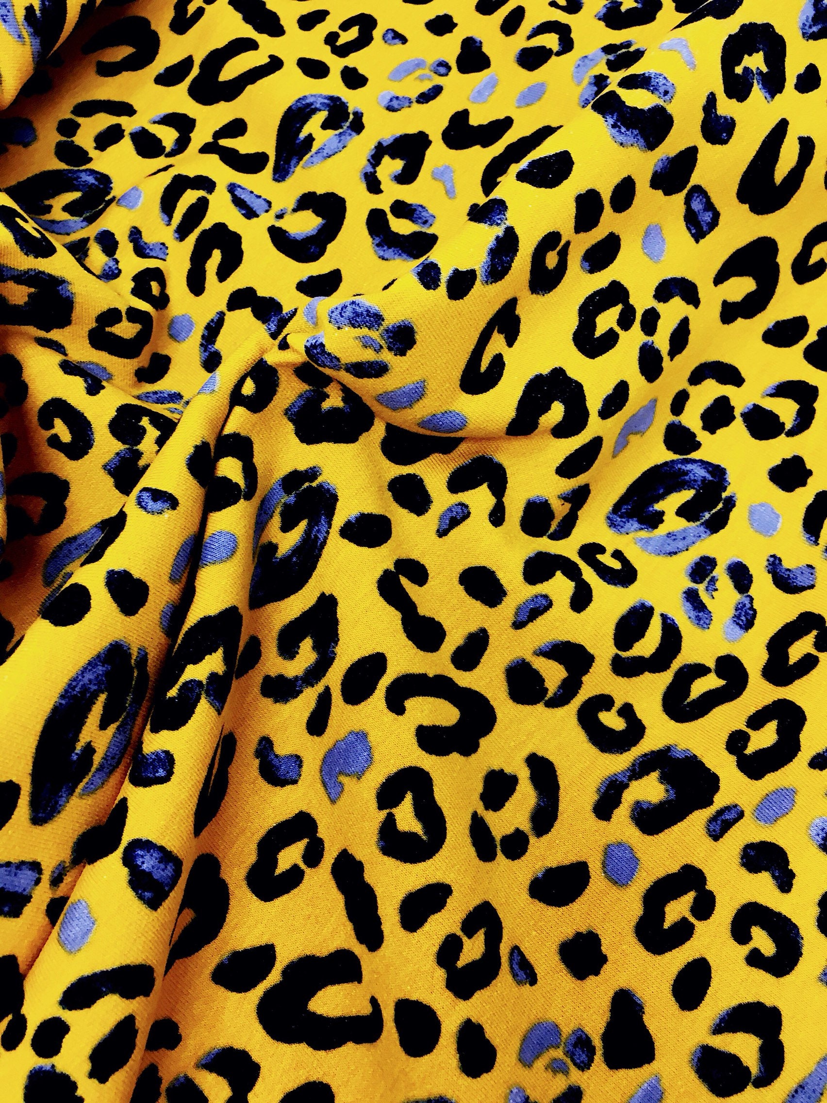 leopard print jersey fabric