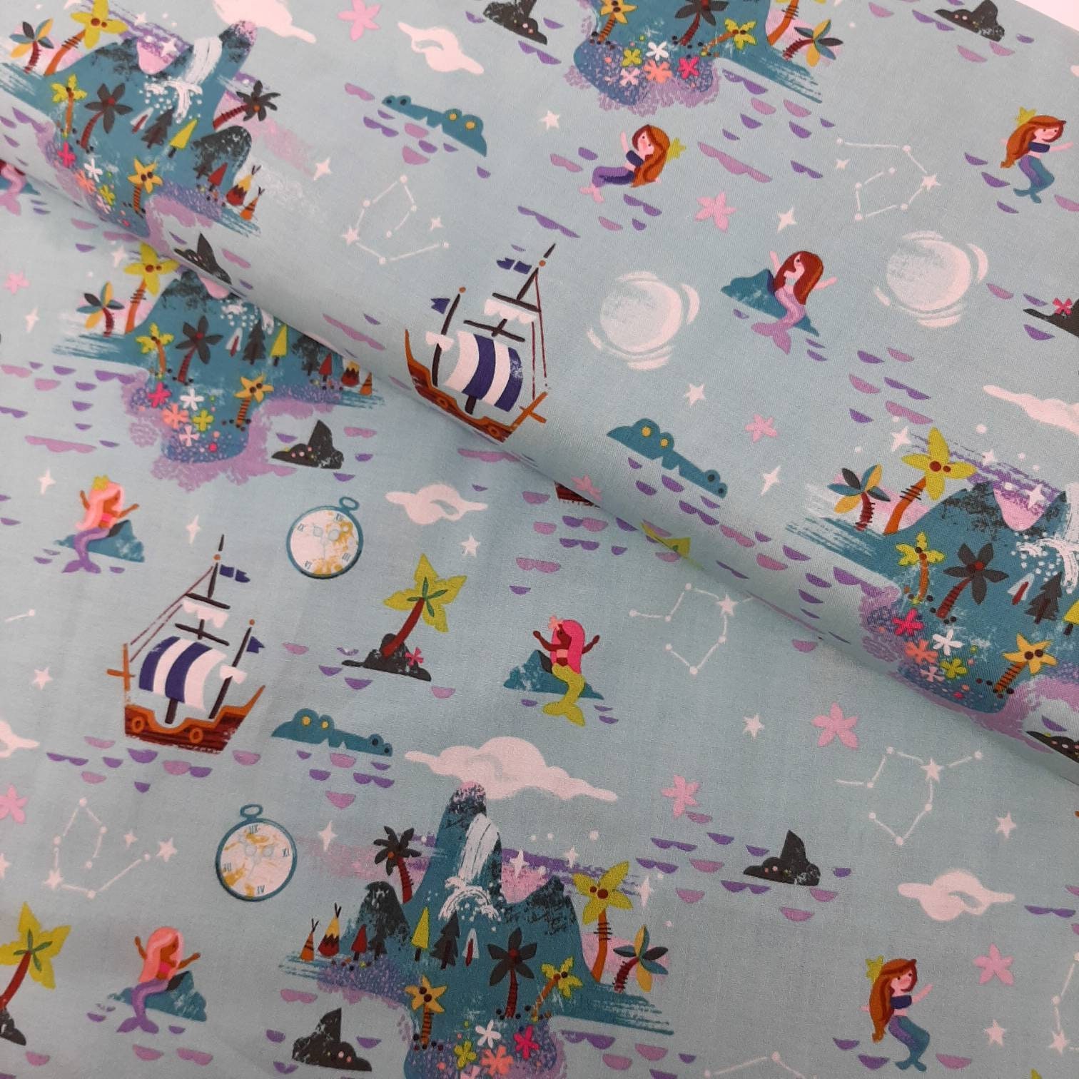 Peter pan quilting fabric Riley Blake Neverland fabric Riley Blake