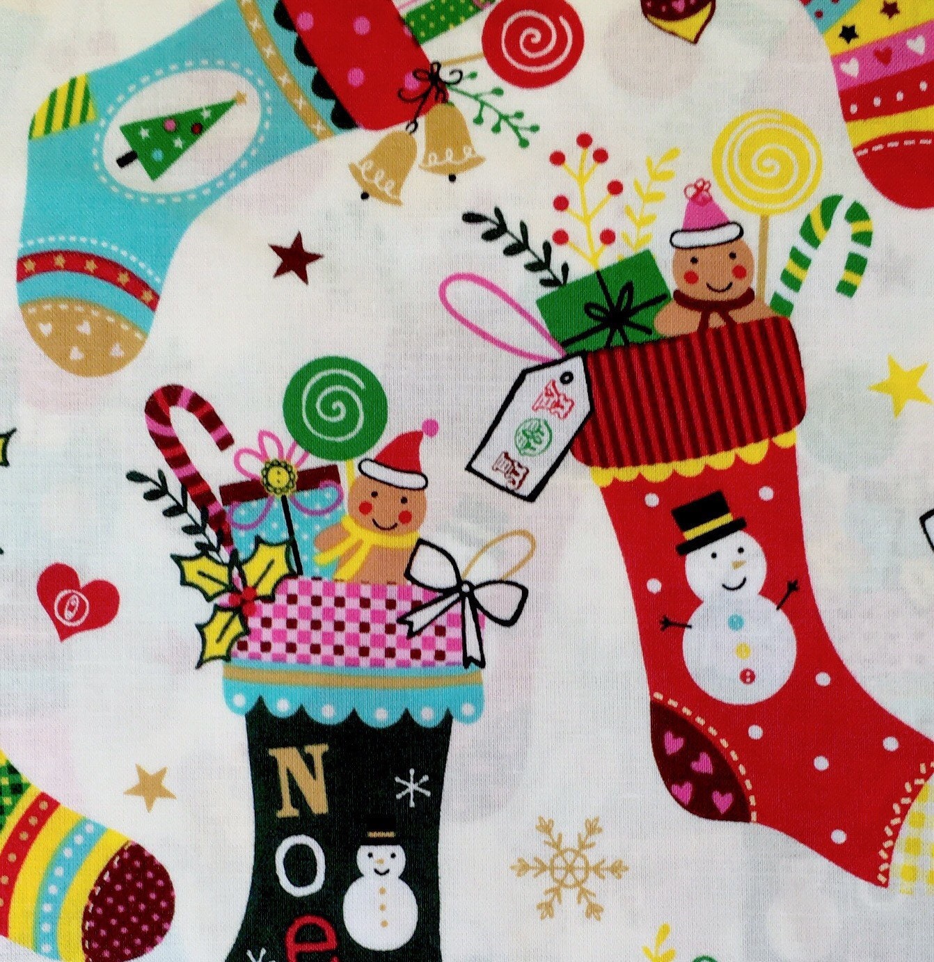 Christmas Cotton Fabric Holiday Stocking Fabric Christmas Stocking christmas-cotton-fabric-holiday-stocking-fabric-christmas-stocking