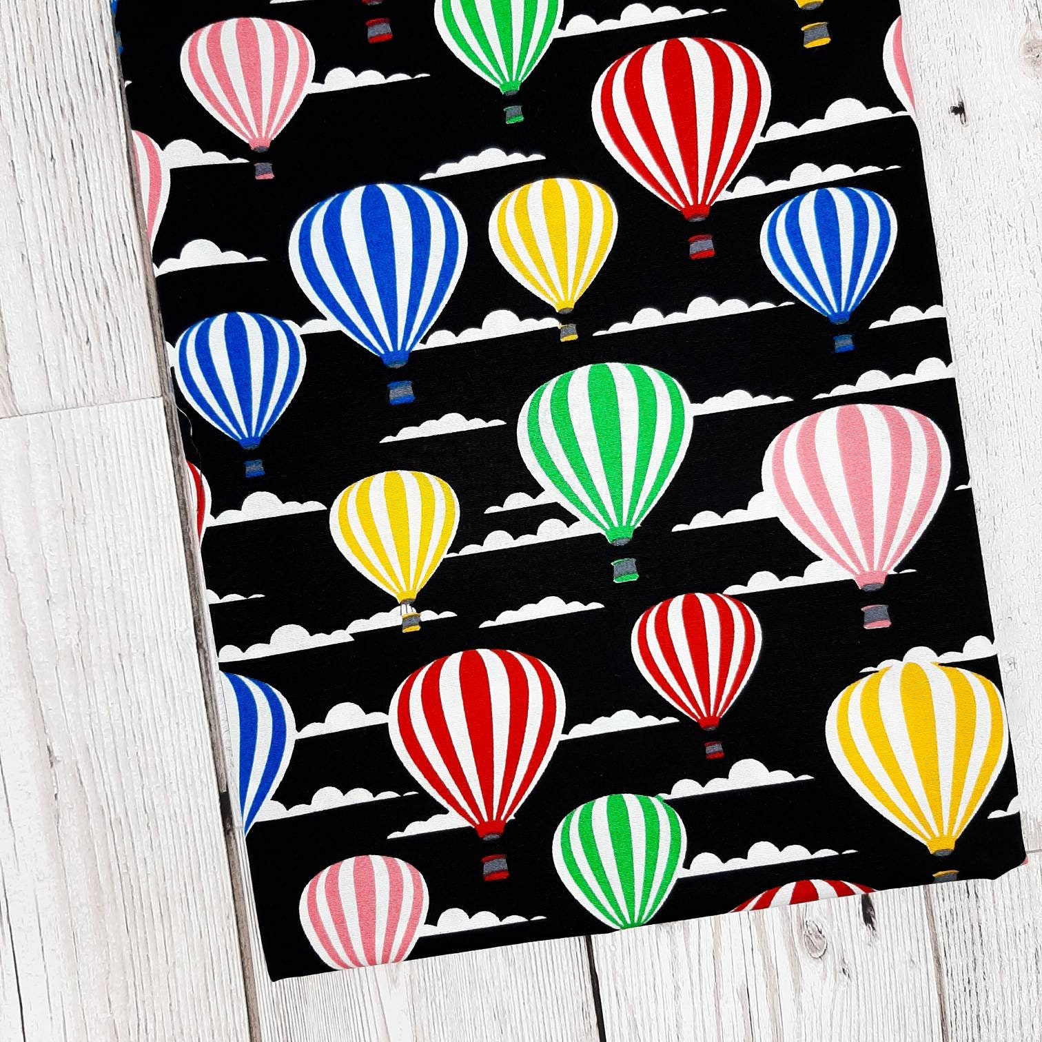 Hot air balloon Novelty Childrens Fabric Unisex hot air balloon woven
