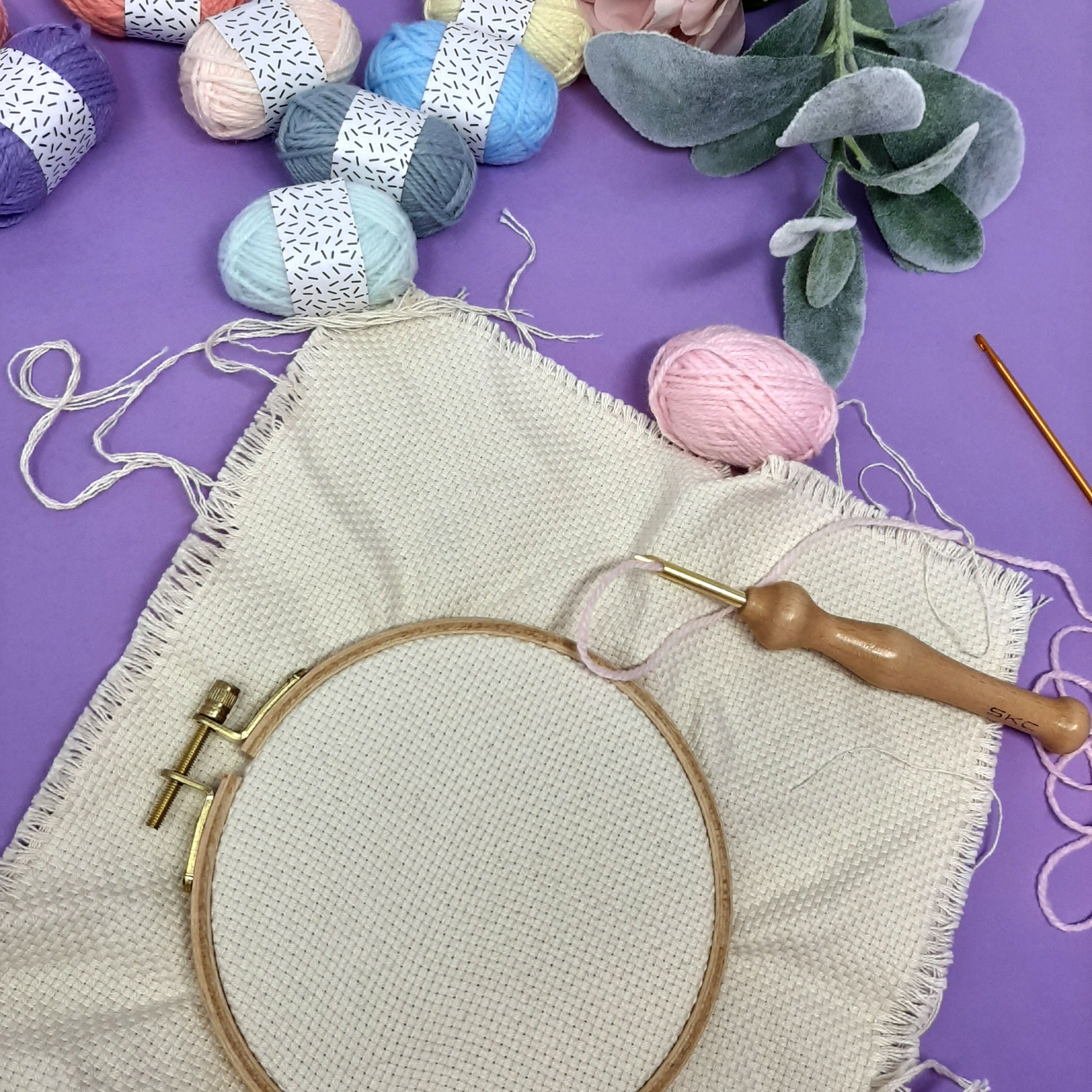 Oxford punch needle tool, Beginners embroidery punch needle tool, Easy