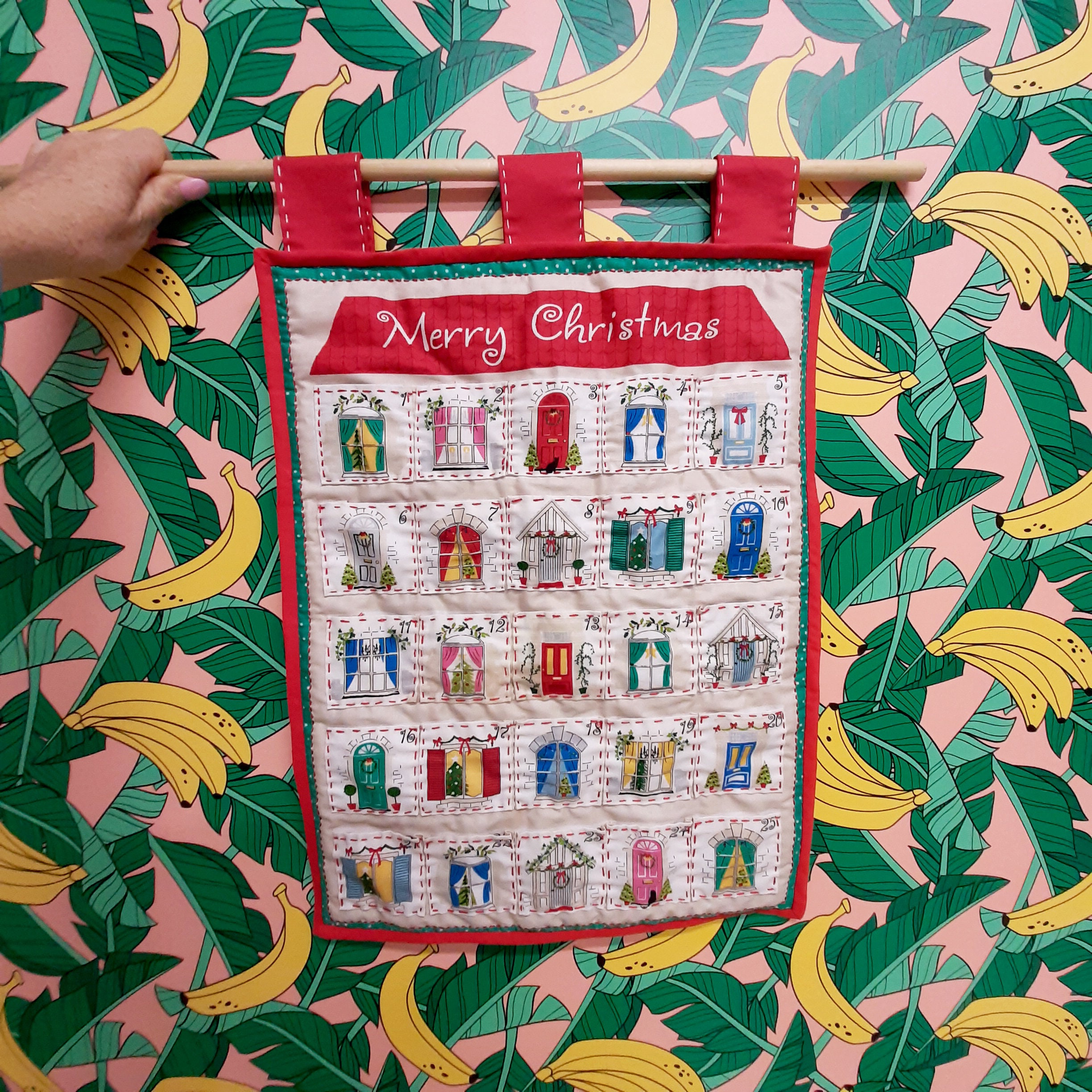 Advent calendar Kit - Christmas Advent Calendar kit - DIY advent calendar panel kit