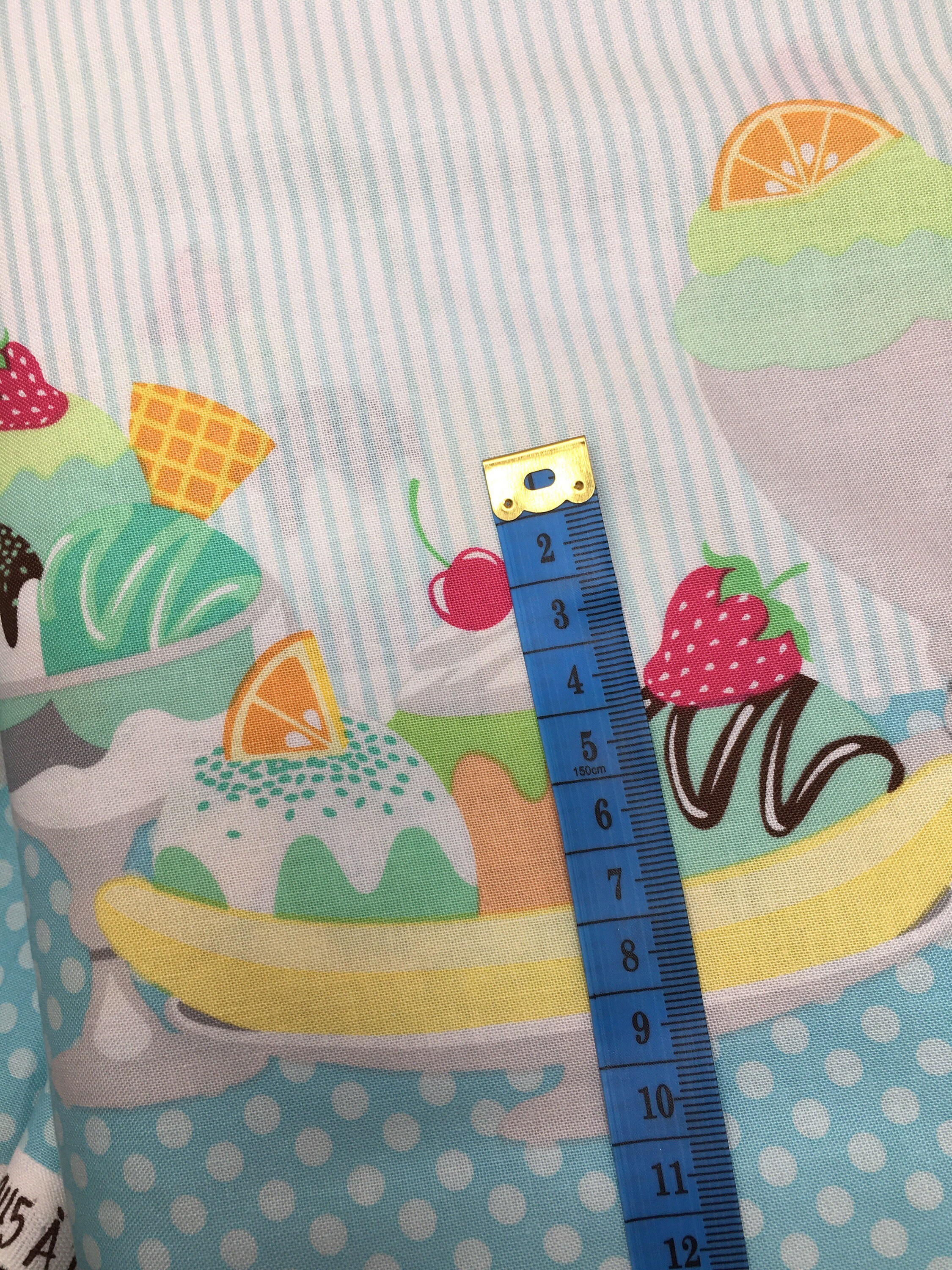 Michael Miller Border print cotton fabric Michael Miller Ice cream A