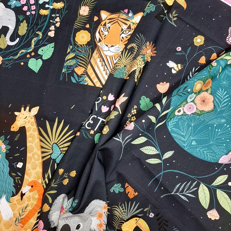 Dashwood Our Quilt Panel Dashwood Bethan Janine Jungle Etsy UK