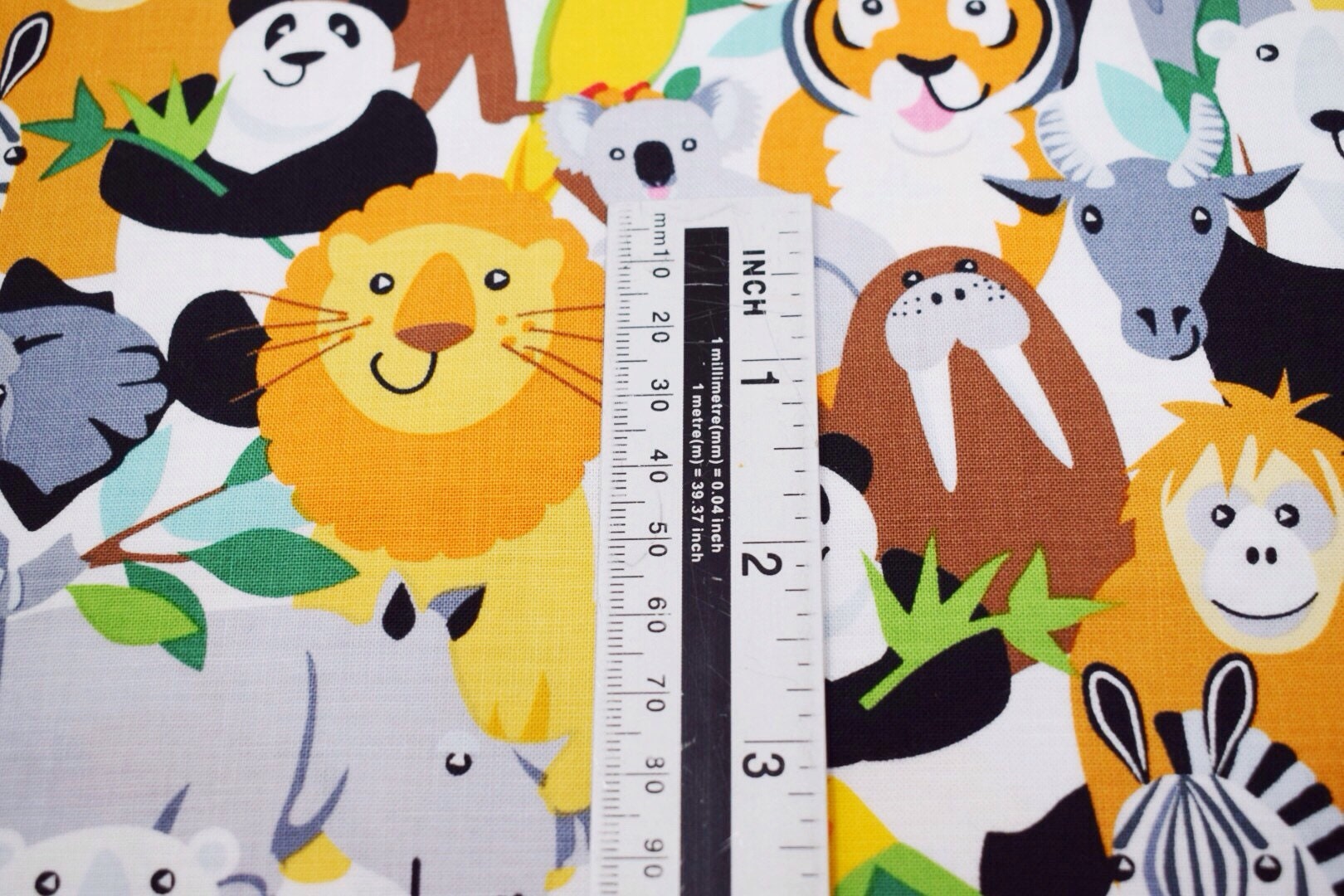 Jungle Animal Kids Fabric Jungle Nursery fabric Jungle curtain fabric
