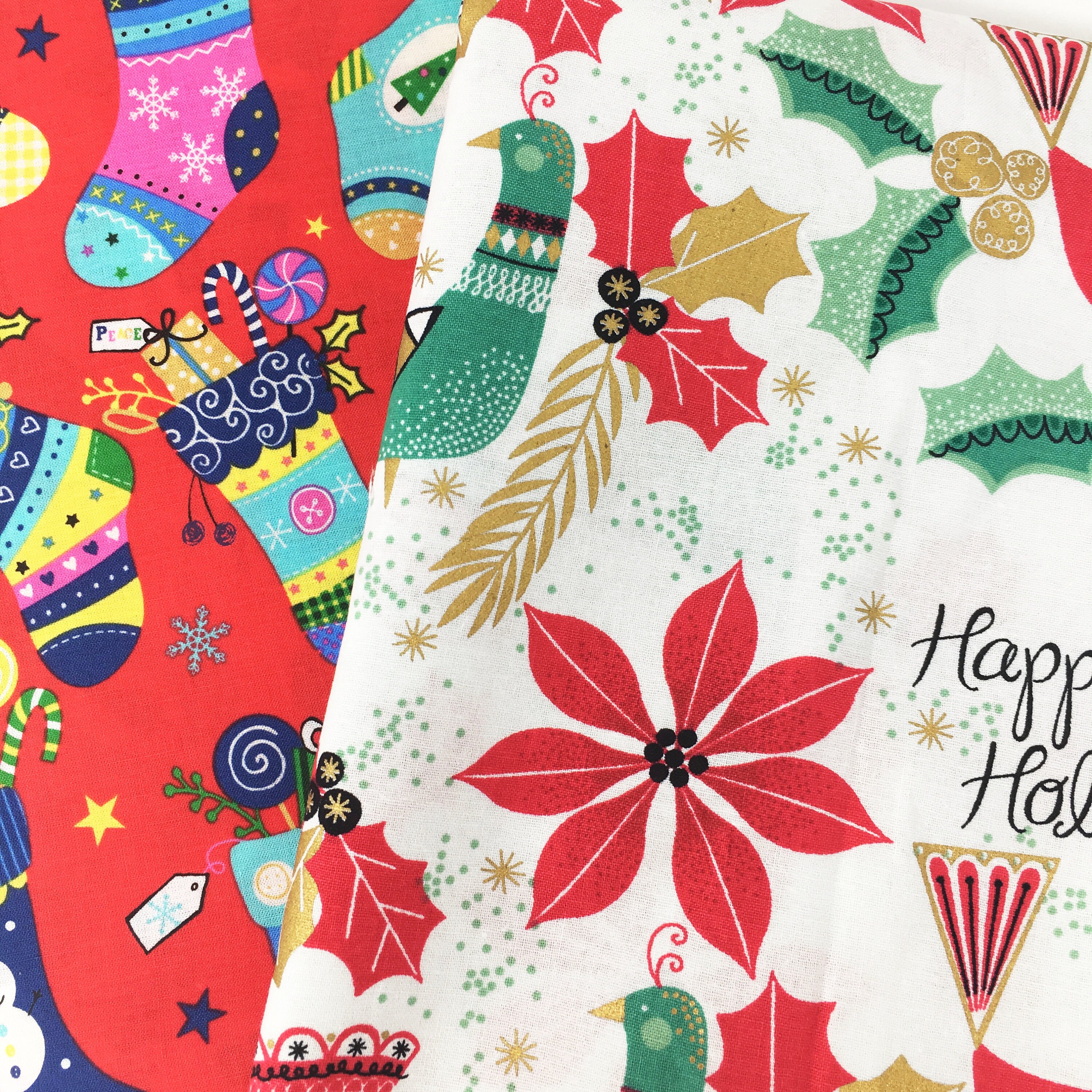 Clearance Holiday Printed Cotton - Christmas Fabric