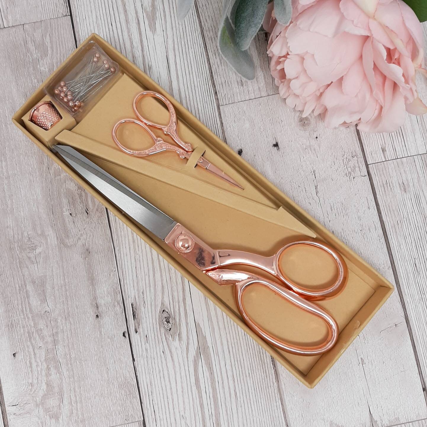 Personalised Rose gold sewing scissor gift Rose gold fabric Scissors