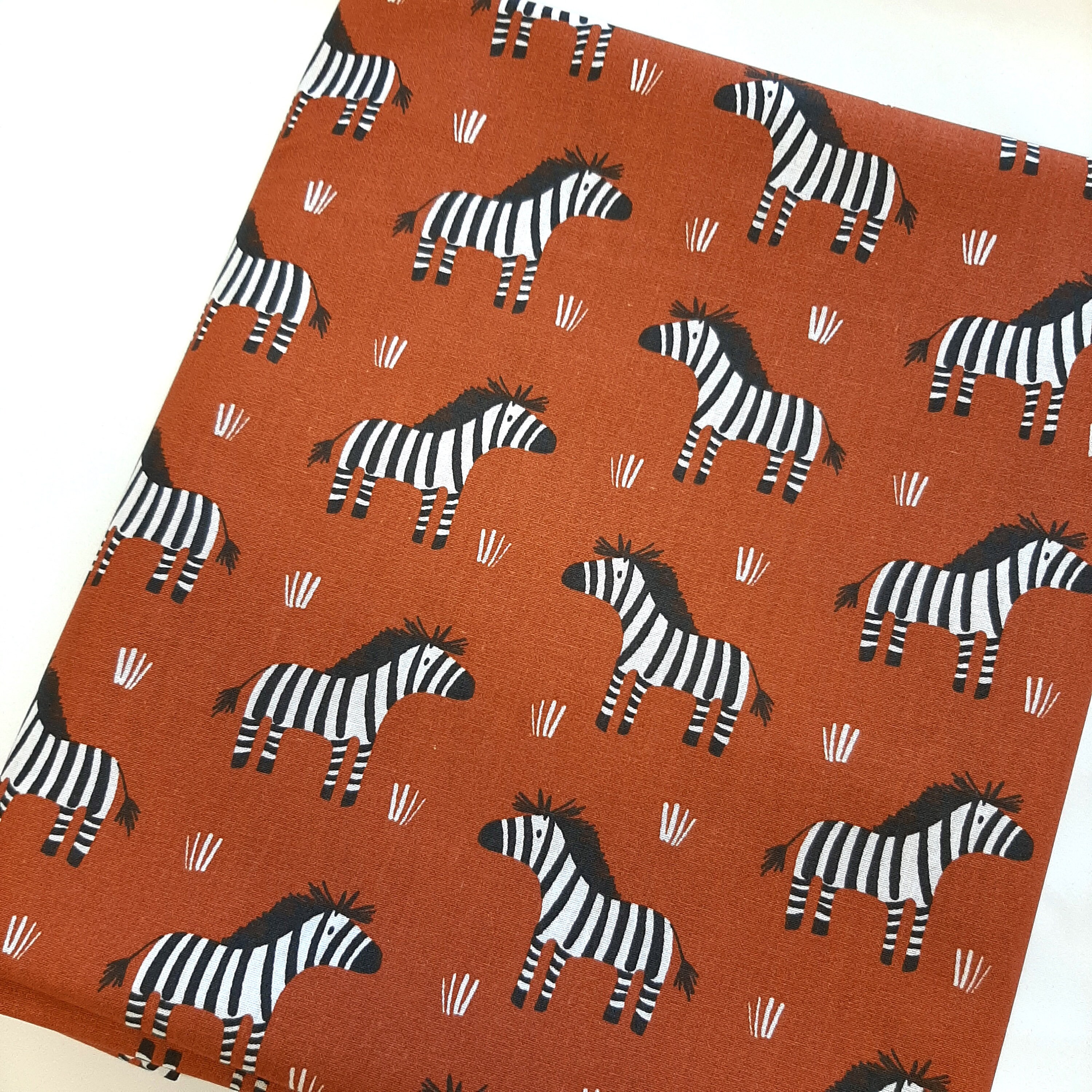 Zebra Cotton Fabric SafarI Zebra Novelty Printed Fabric Woven cotton