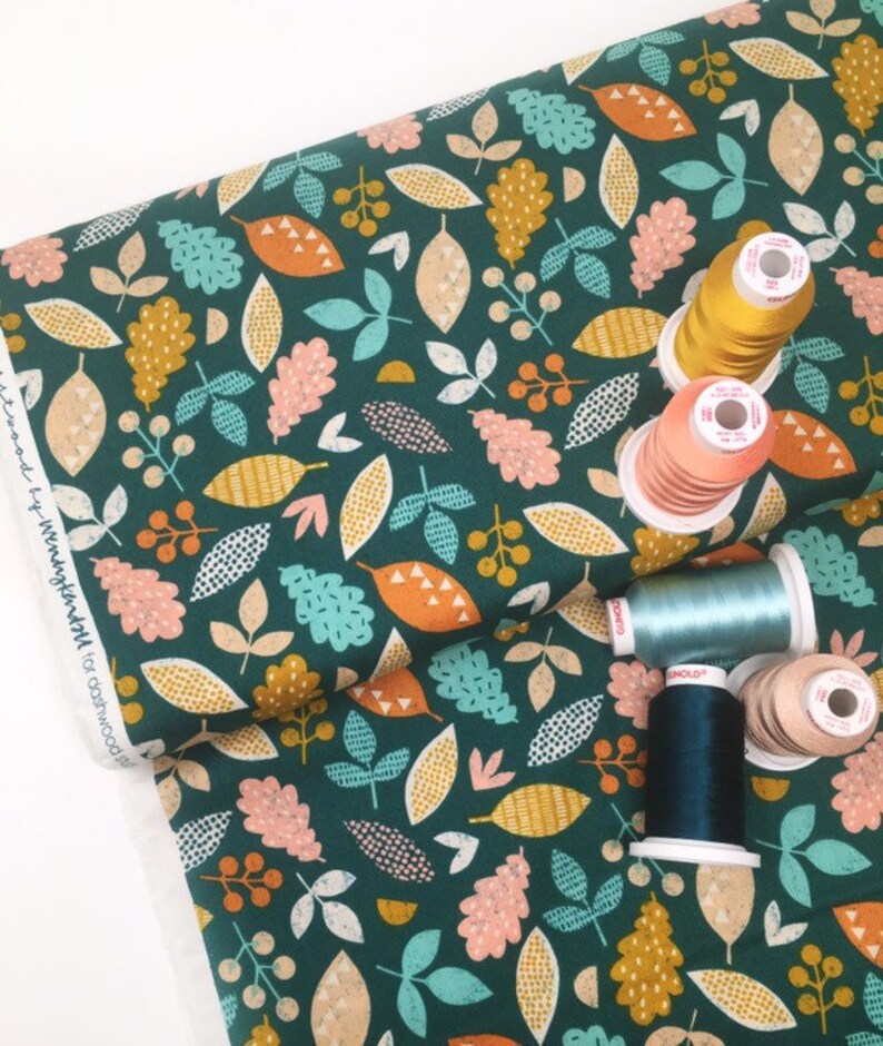 Dashwood Harvestwood Fabric Woodland Cotton Fabric Etsy