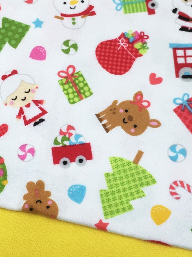 Riley Blake Christmas Brushed Cotton Riley Blake Santa Express