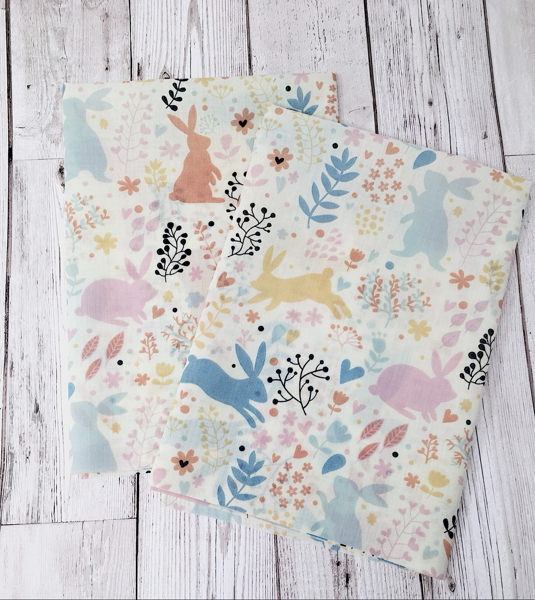 Woodland animals quilting fabric - Woodland nursery fabric - Woodland