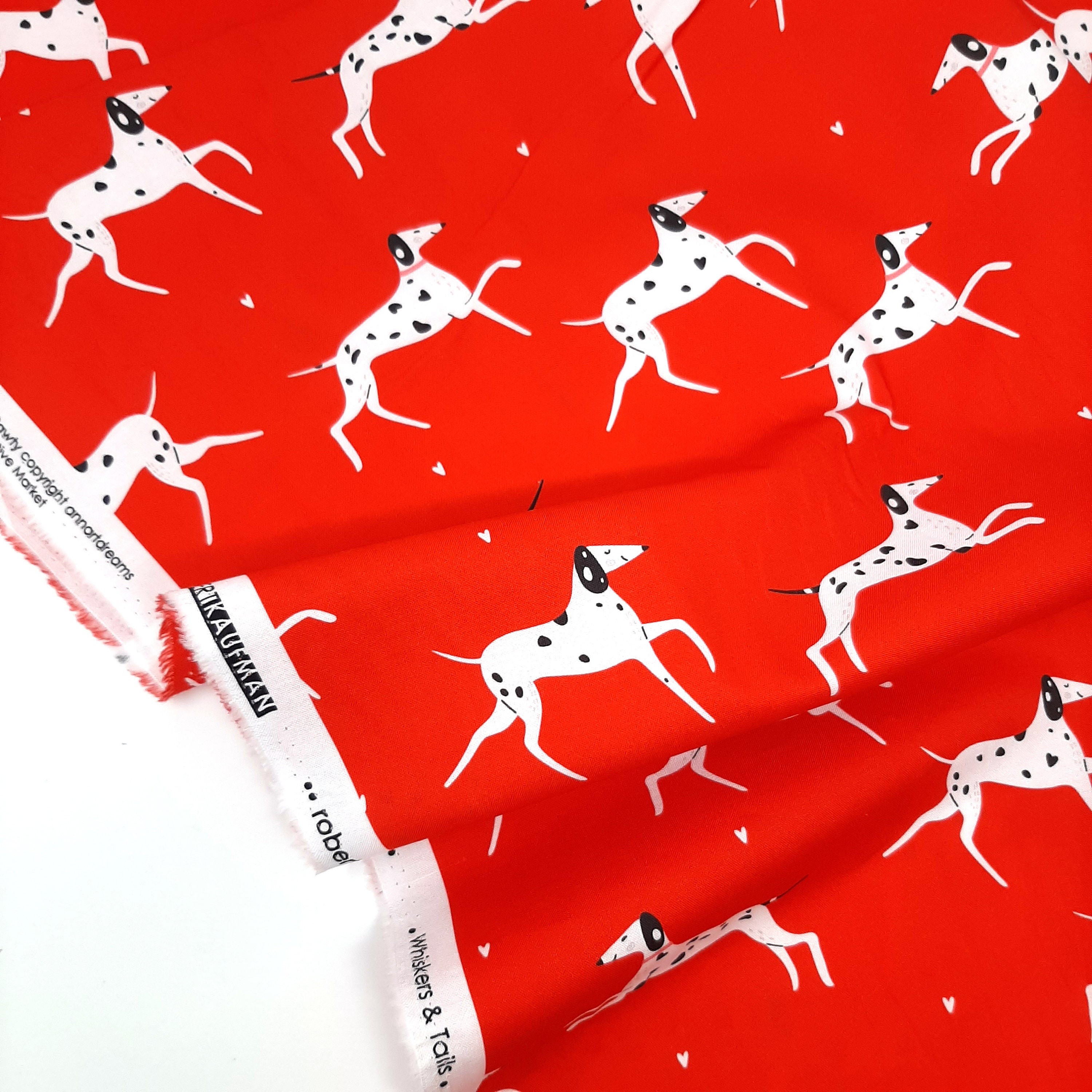 Robert Kaufman Dog Fabric Dog Print Quilting Cotton Fabric Etsy UK