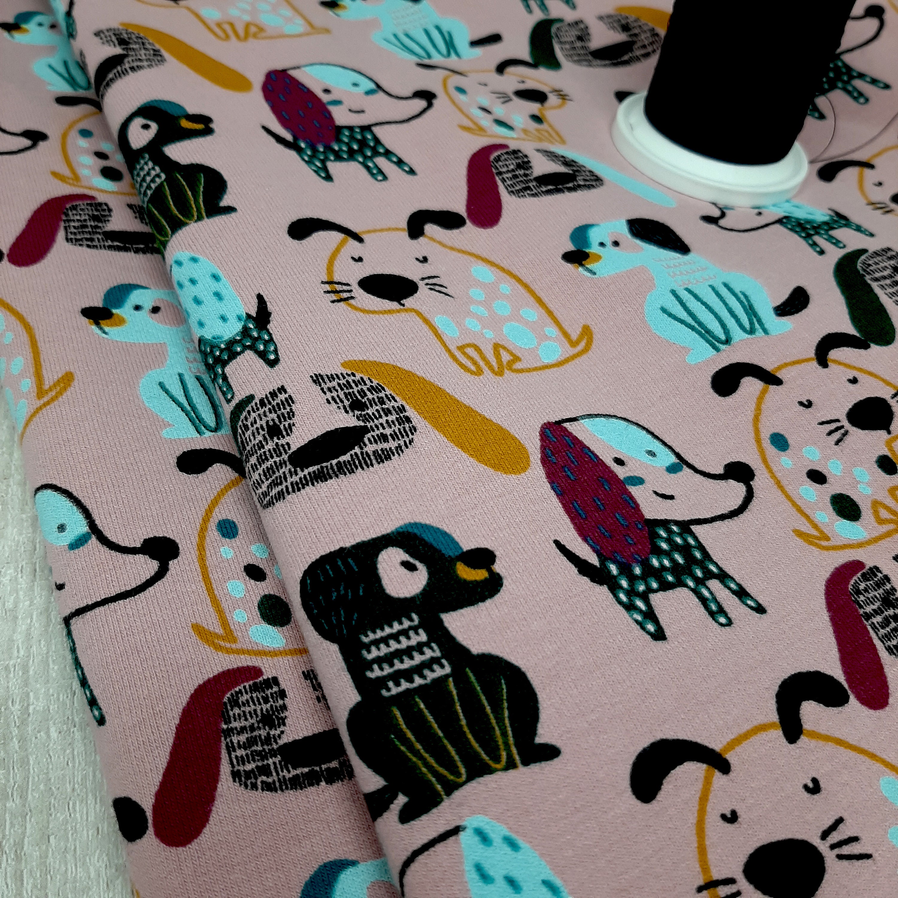 Organic Soft Sweatshirt fabric Printed organic sweatshirting fabric