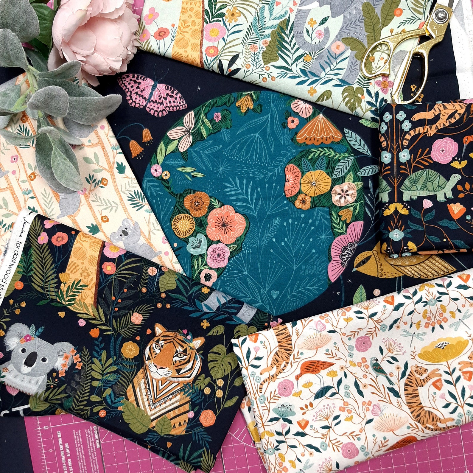 Dashwood Our Quilt Panel Dashwood Bethan Janine Jungle Etsy UK