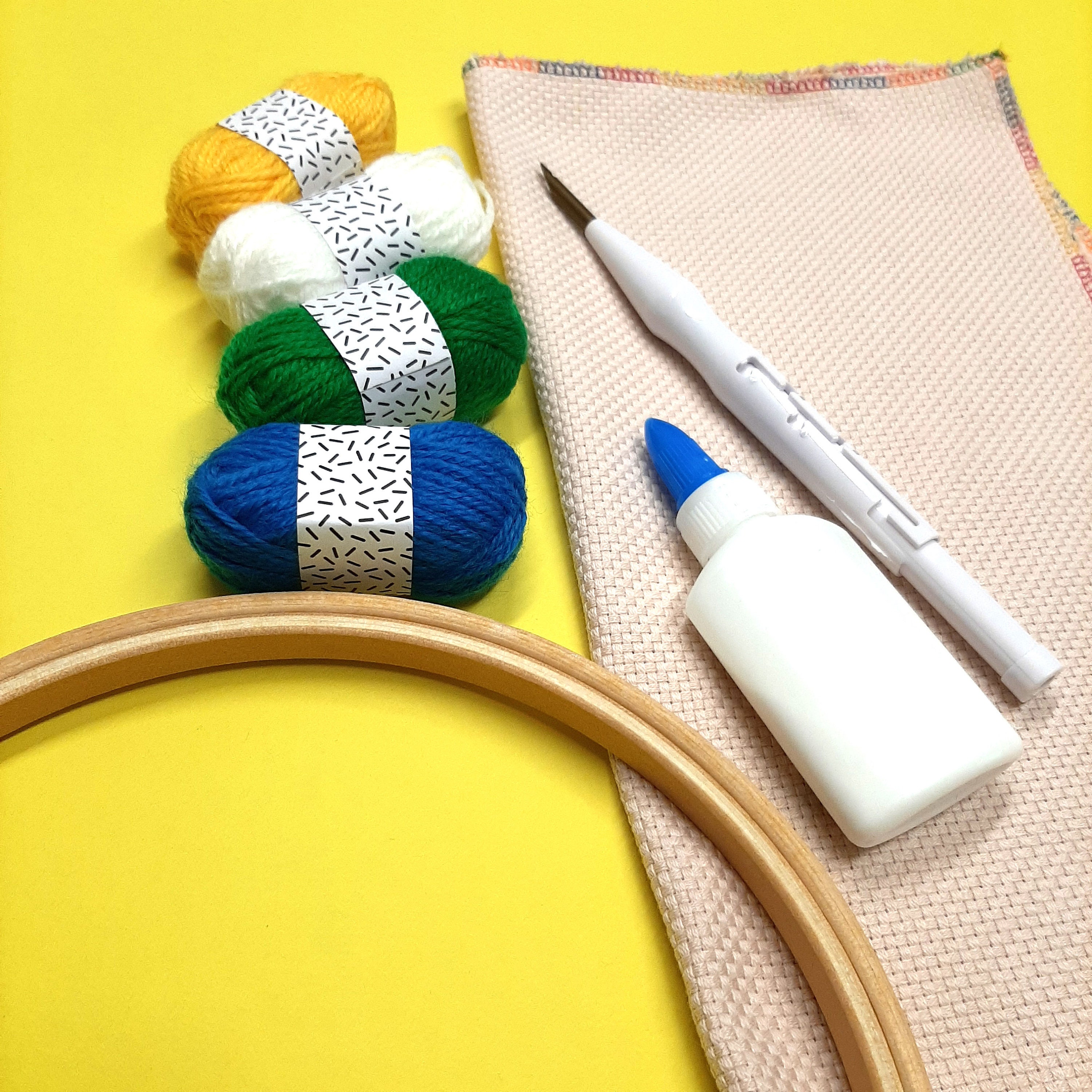 Punch needle starter kit, Punch needle gift set, Complete punch needle