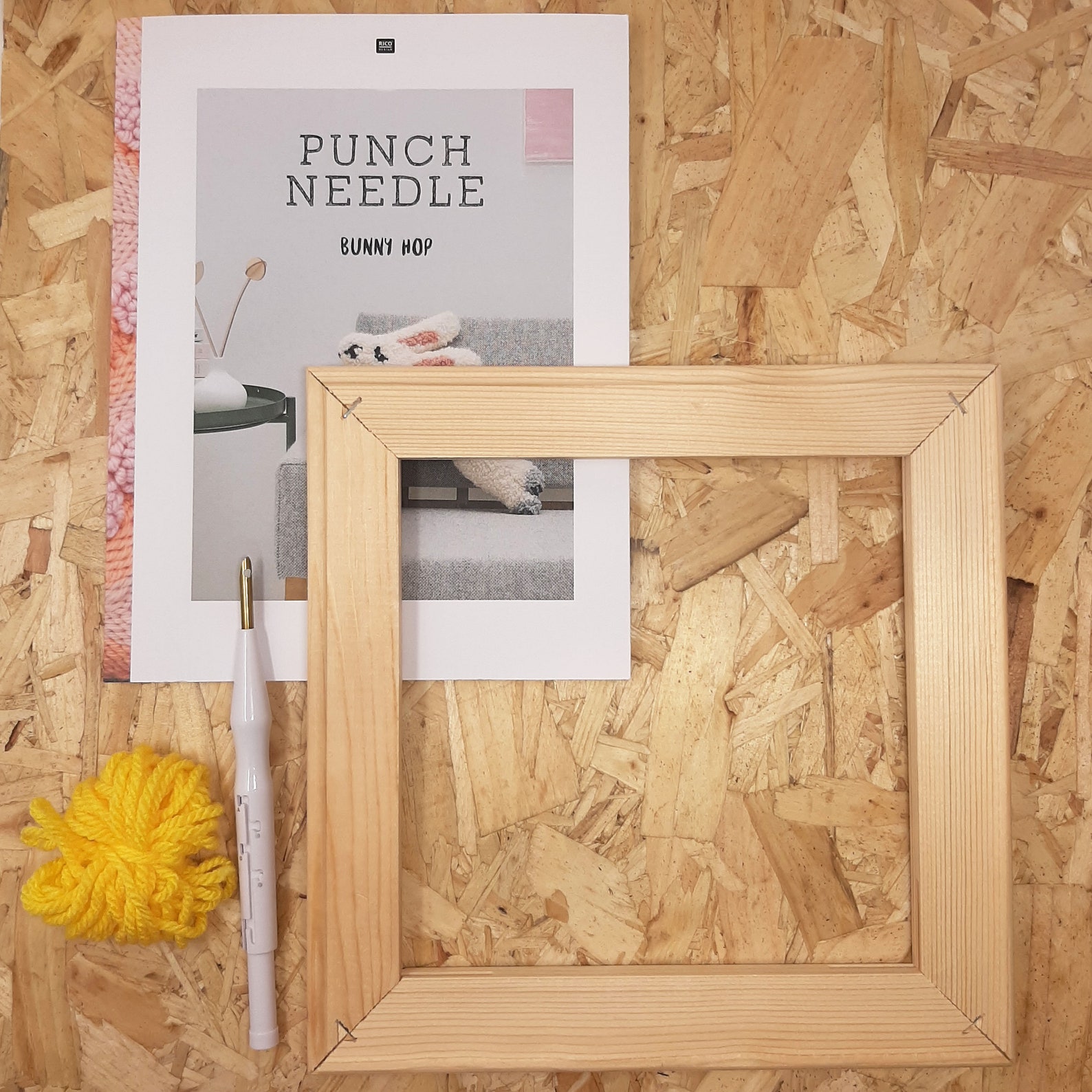 Wooden Punch Needle Frame Punch Needle Gripper Frame Hand Etsy UK