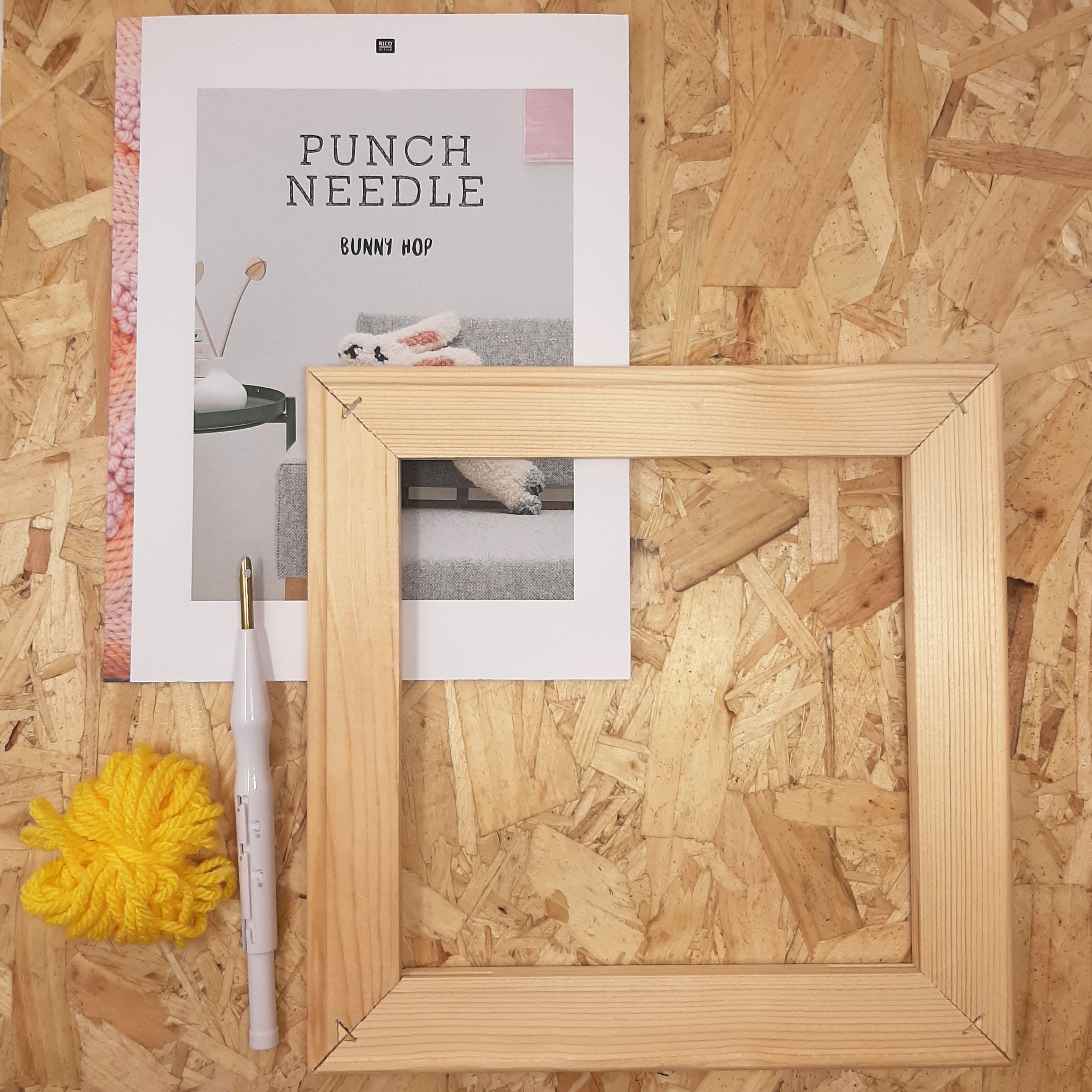 Wooden Punch needle frame, Punch needle gripper frame, Hand embroidery