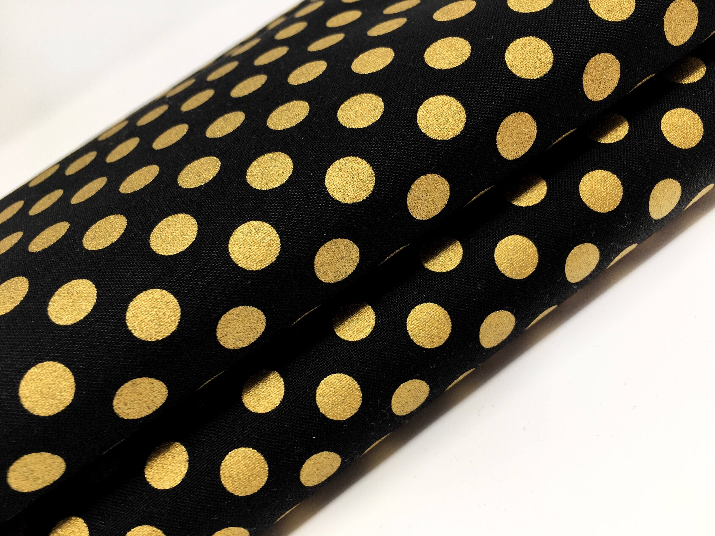 ROBERT KAUFMAN FABRIC gold spot fabric gold spot cotton Etsy