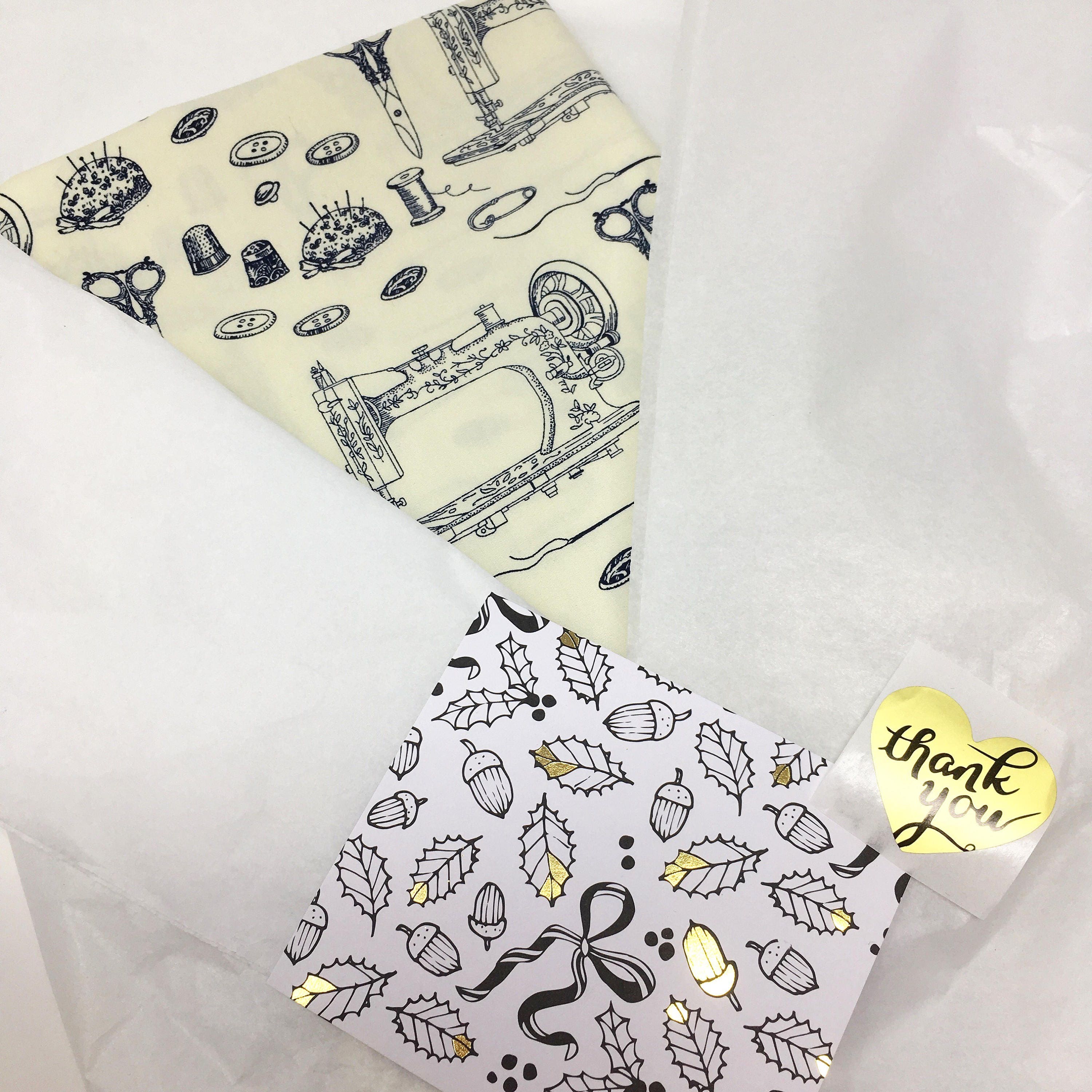 Vintage Sewing lover printed cotton Scissor print cotton by the metre