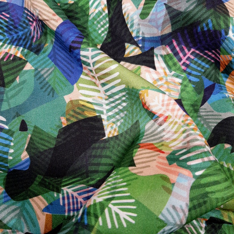 Dressmaking Viscose Fabric Dashwood Studios Floral Rayon Etsy UK