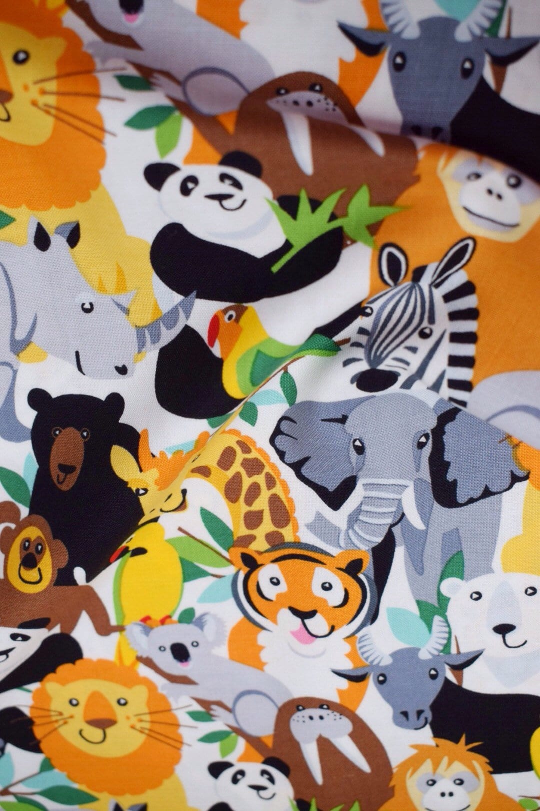 Jungle Animal Kids Fabric Jungle Nursery fabric Jungle curtain fabric