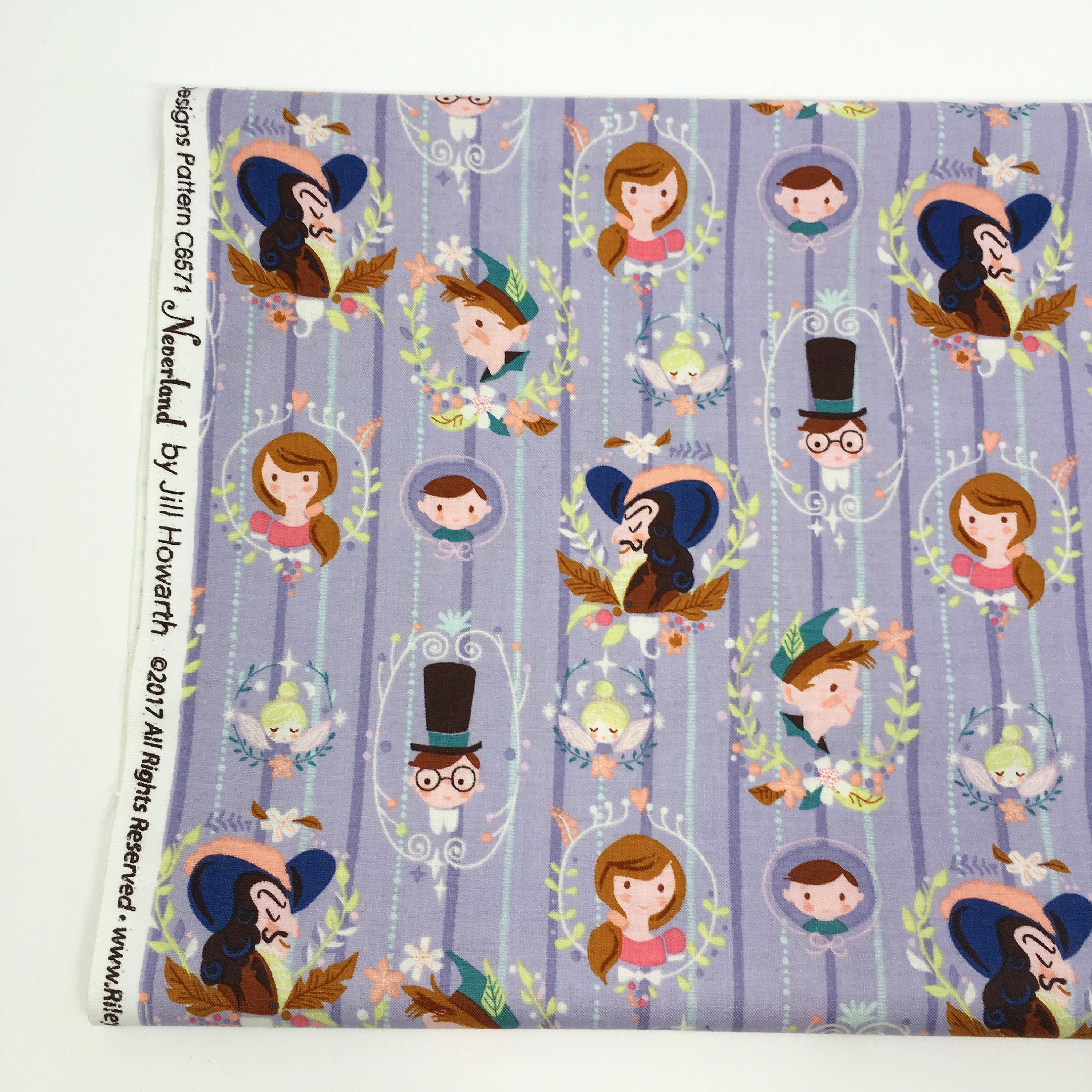 Peter Pan cotton fabric - Riley Blake Neverland Peter Pan ...