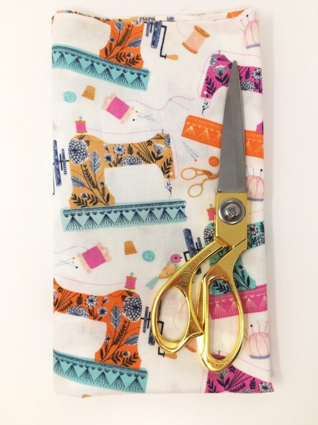 Sewing Machine Cotton Quilting Fabric Dashwood studio Stitch Sewing