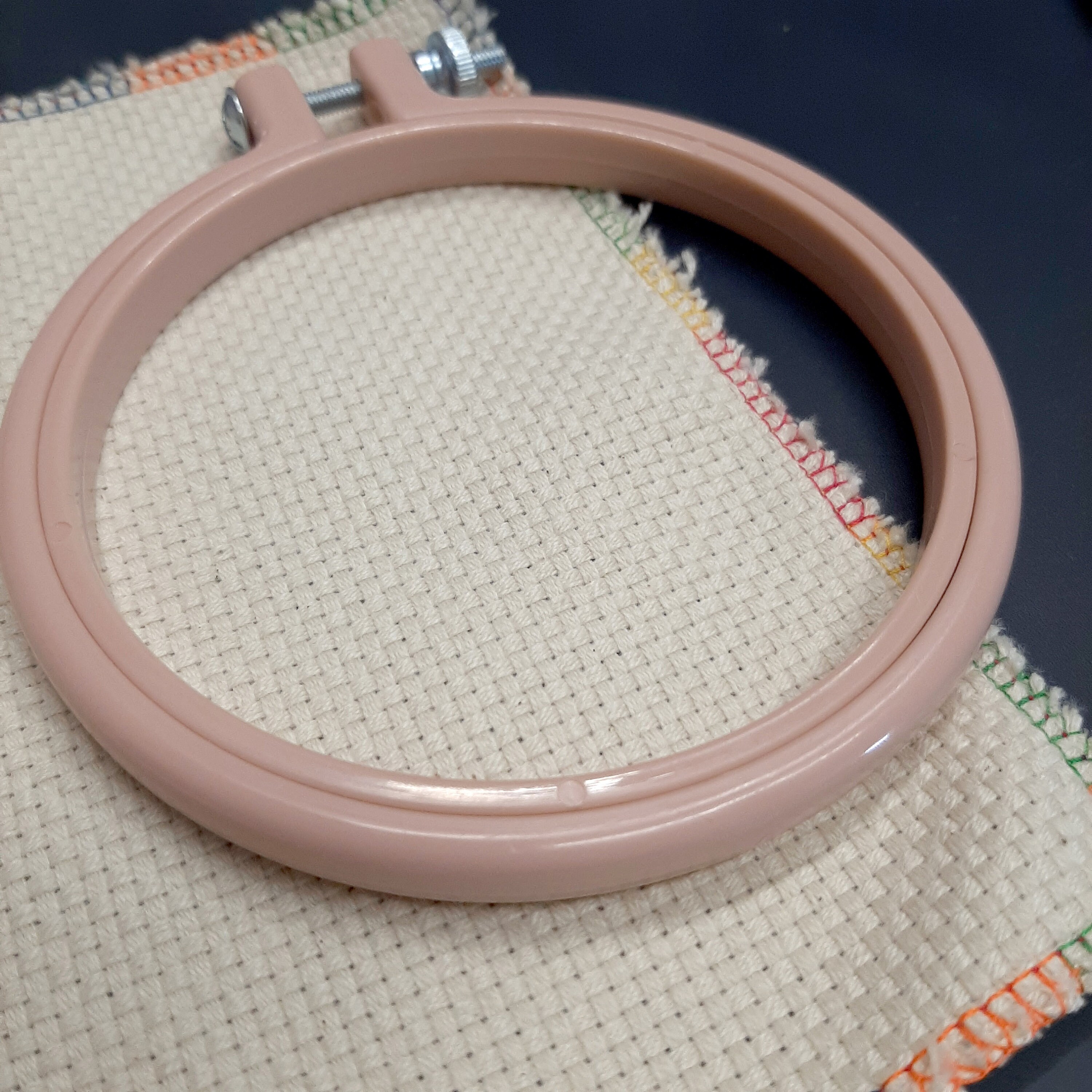 Punch needle supplies Punch needle hoop Pink punch needle kit