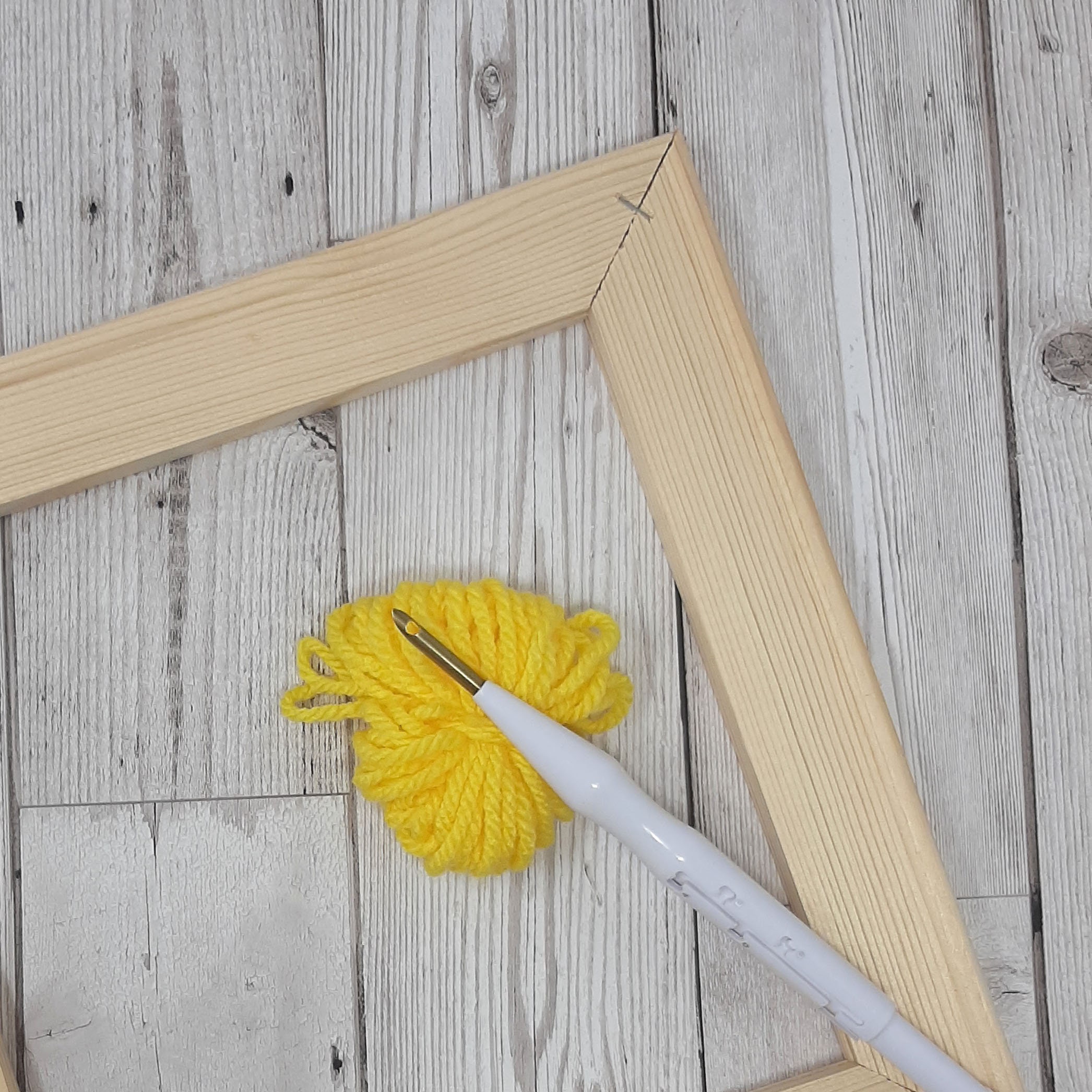 Wooden Punch needle frame, Punch needle gripper frame, Hand embroidery