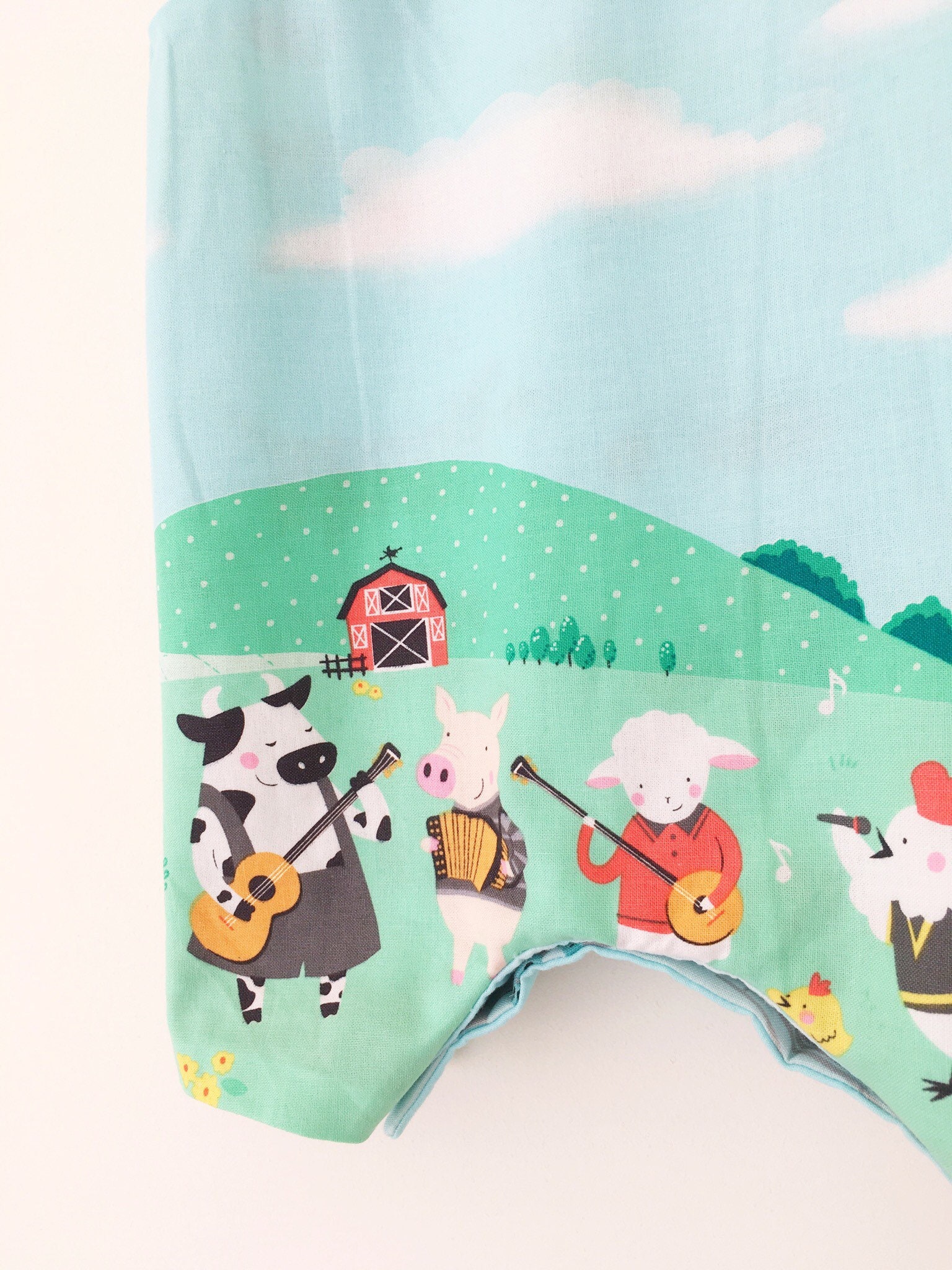 Michael miller border print fabric I Farm border print cotton I Michael