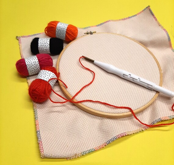Punch Needle Kit with Illustrated Instructions Rico Brand Etsy