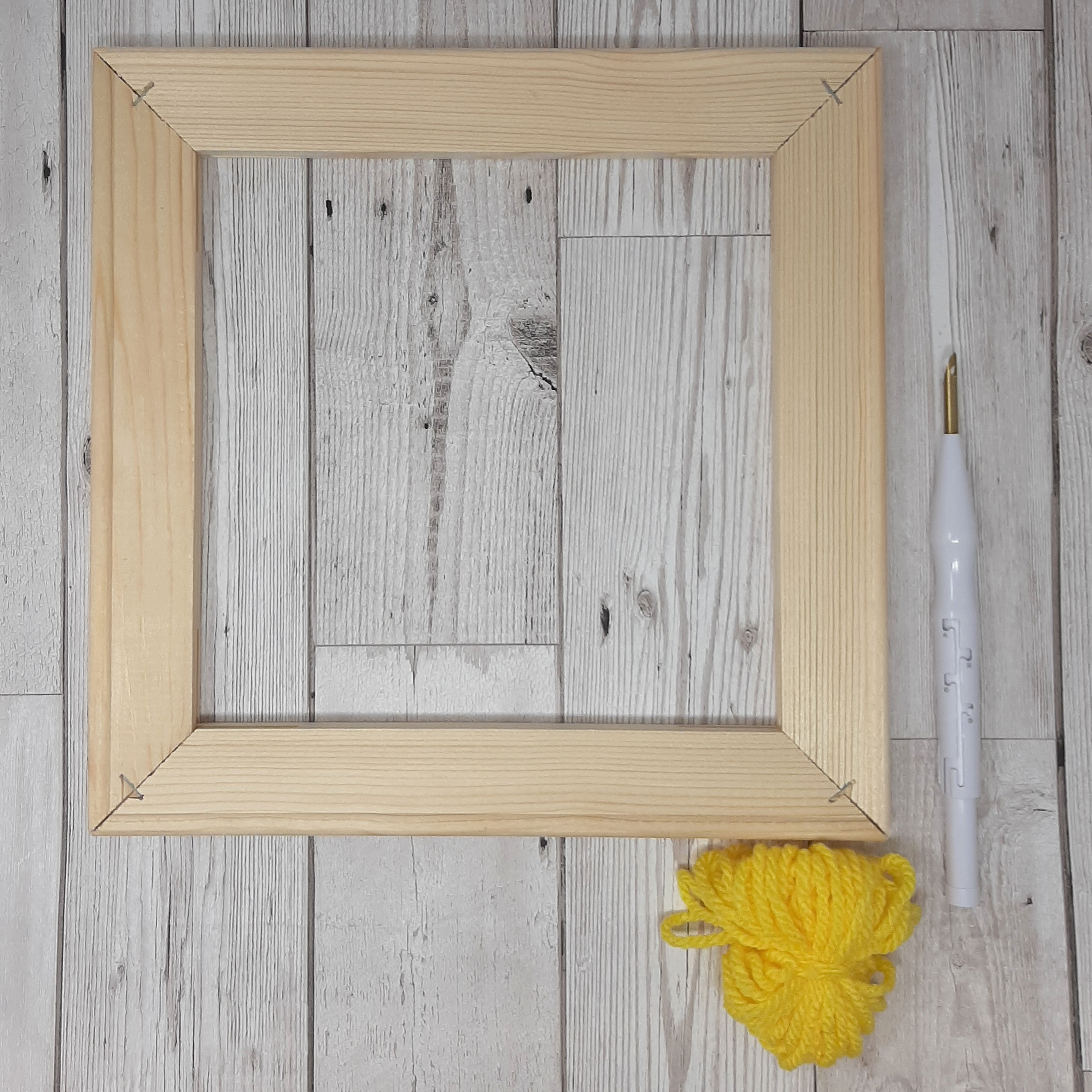 Wooden Punch needle frame, Punch needle gripper frame, Hand embroidery