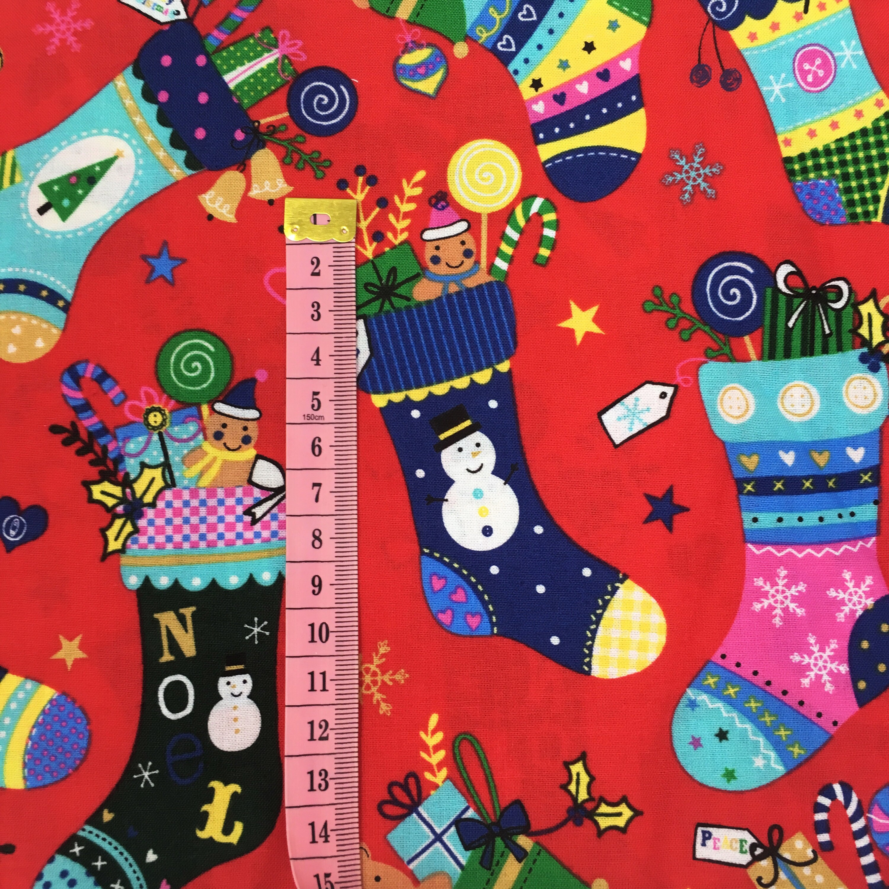 Clearance Holiday Printed Cotton Christmas Fabric