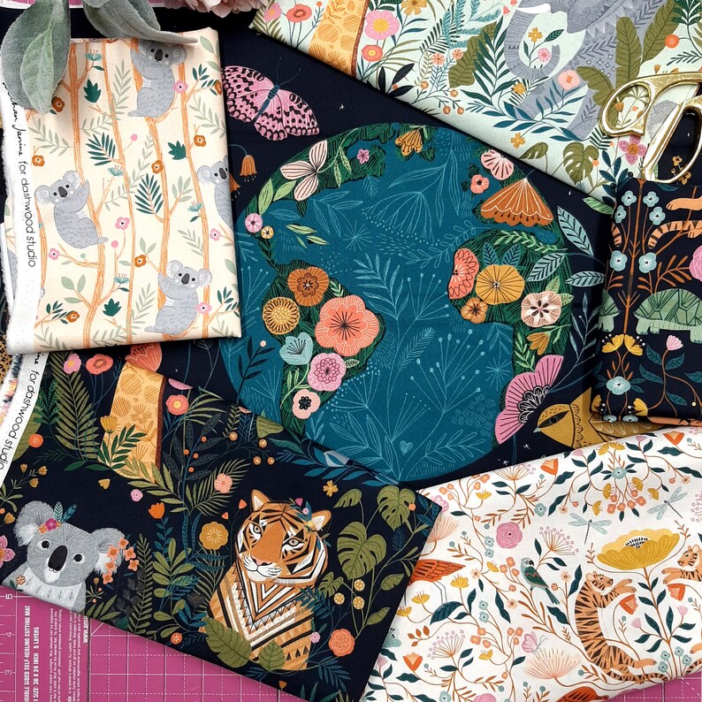 Dashwood Our Quilt Panel Dashwood Bethan Janine Jungle Etsy UK