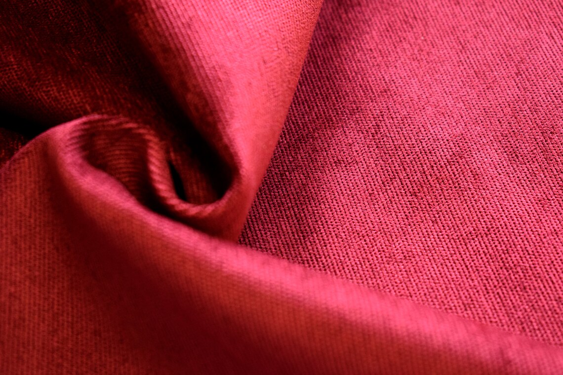 Burgundy Corduroy Fabric by the Metre Velvet Soft Cord - Etsy UK