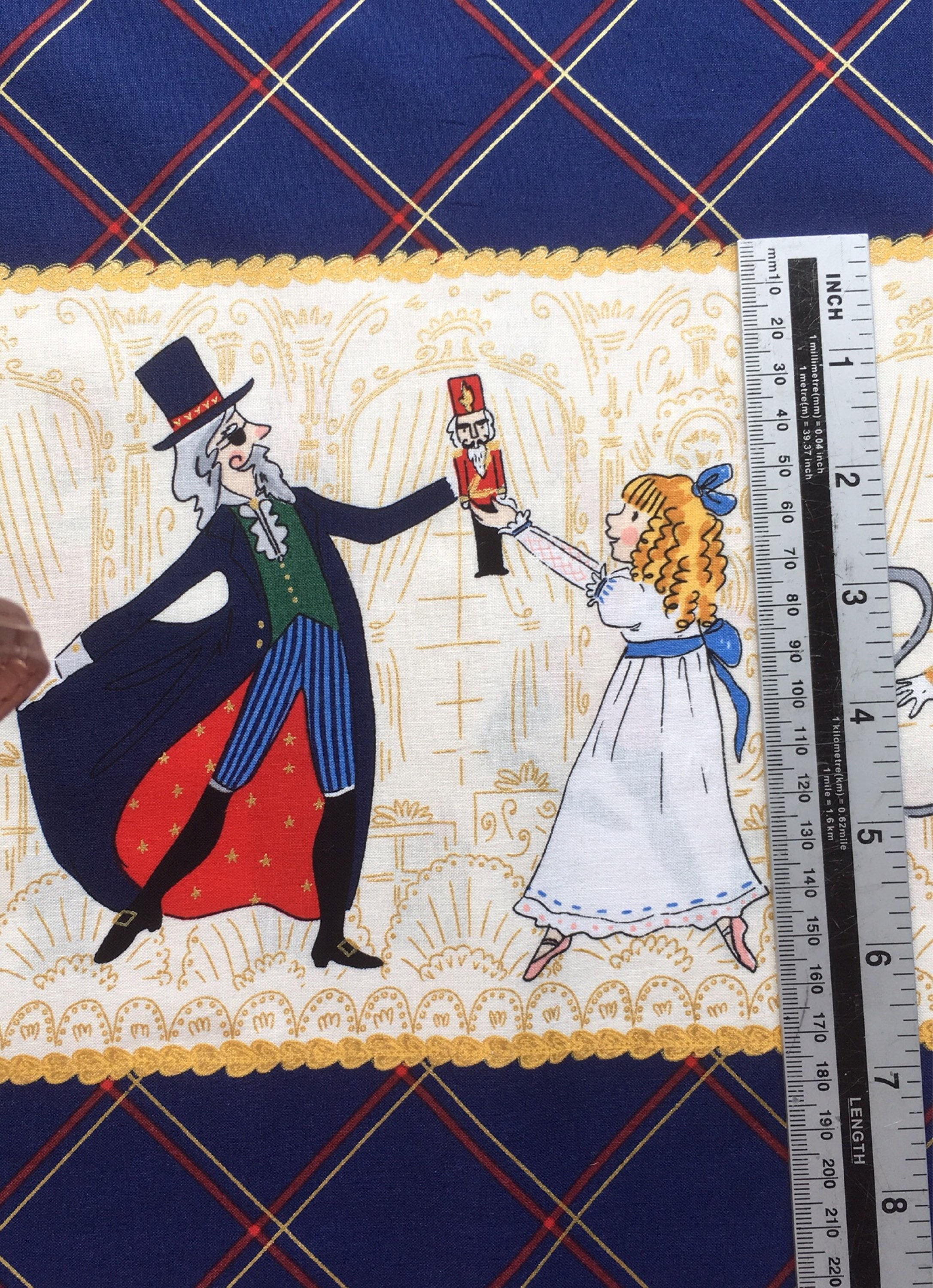 Michael Miller fabric, Nutcracker By Sarah Jane, nutcracker ballet