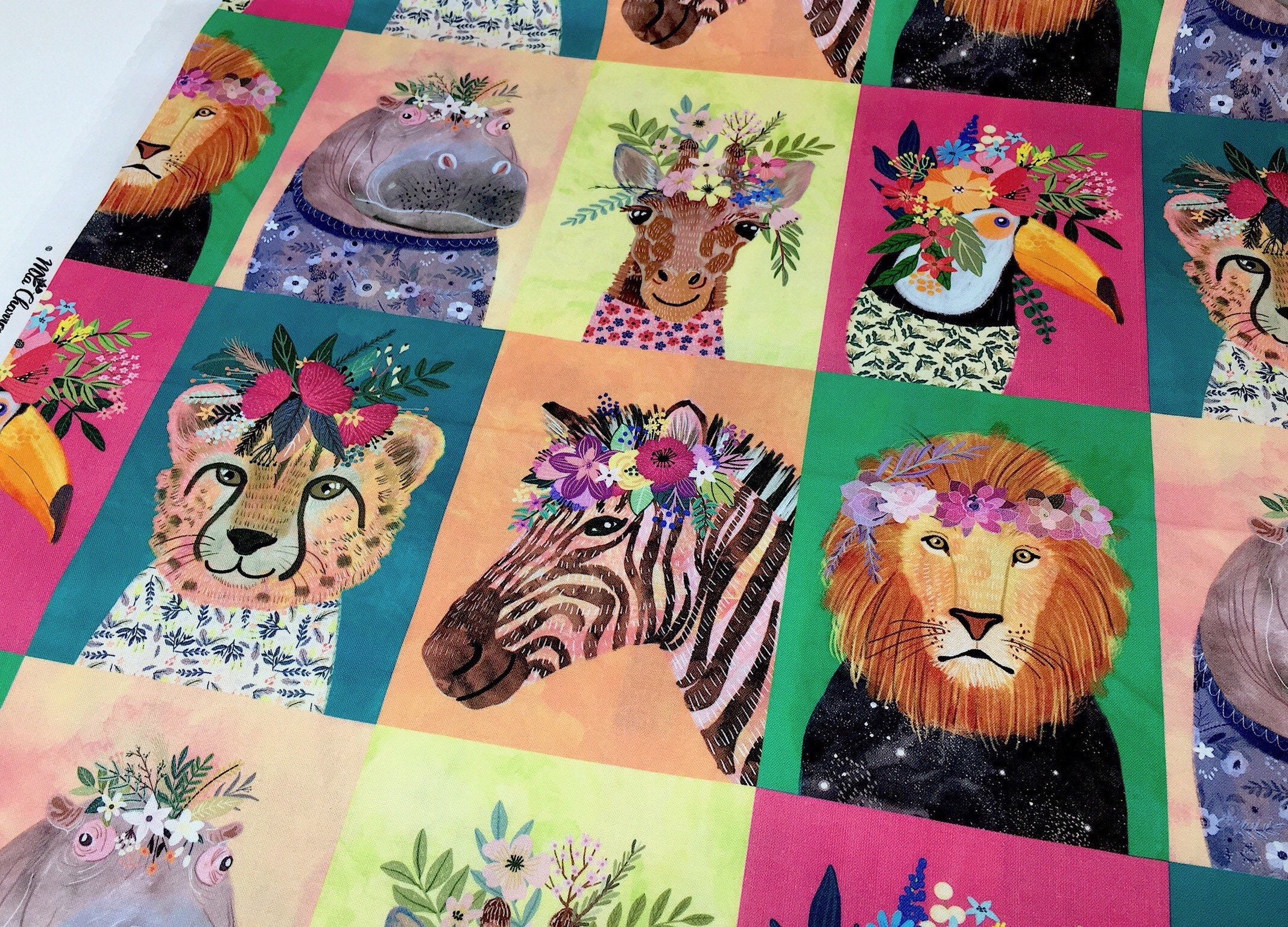 Animal Fabric Panels