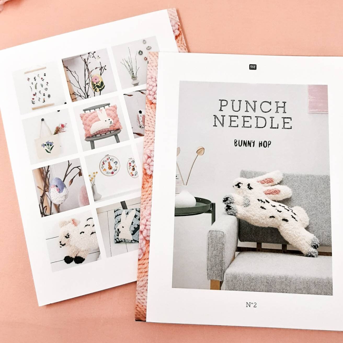 Embroidery pattern book Easter Punch needle book Embroidery for