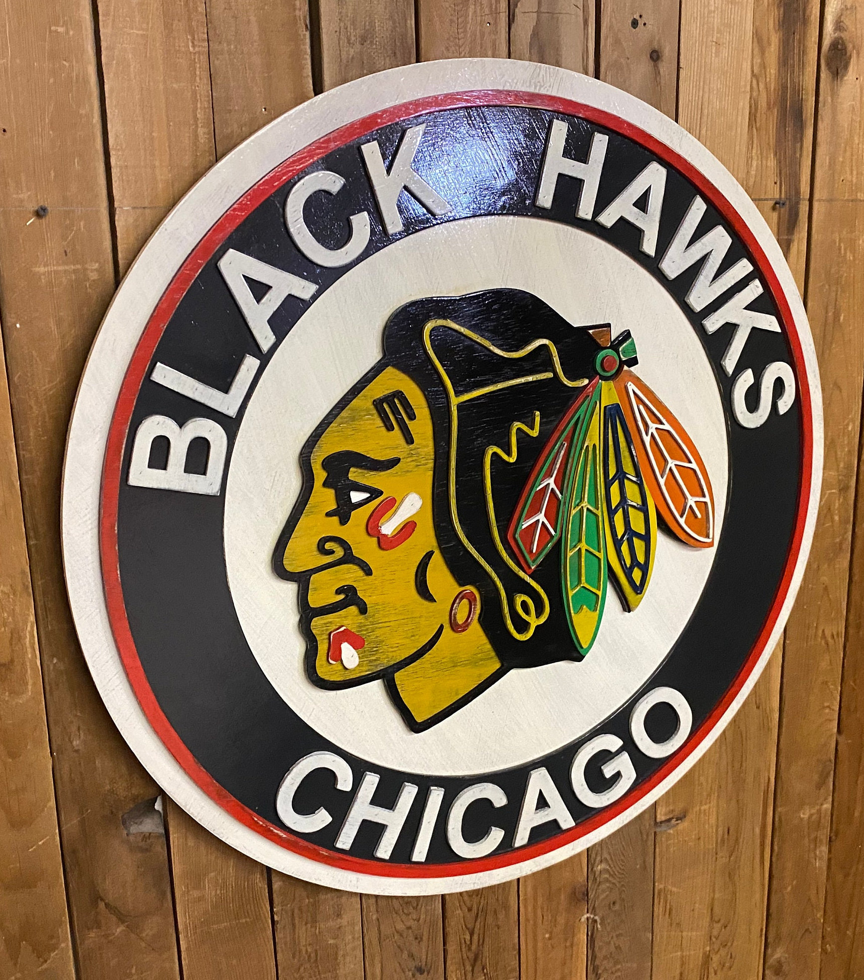 NHL - Chicago Blackhawks Logo Canvas Hockey Team Logo