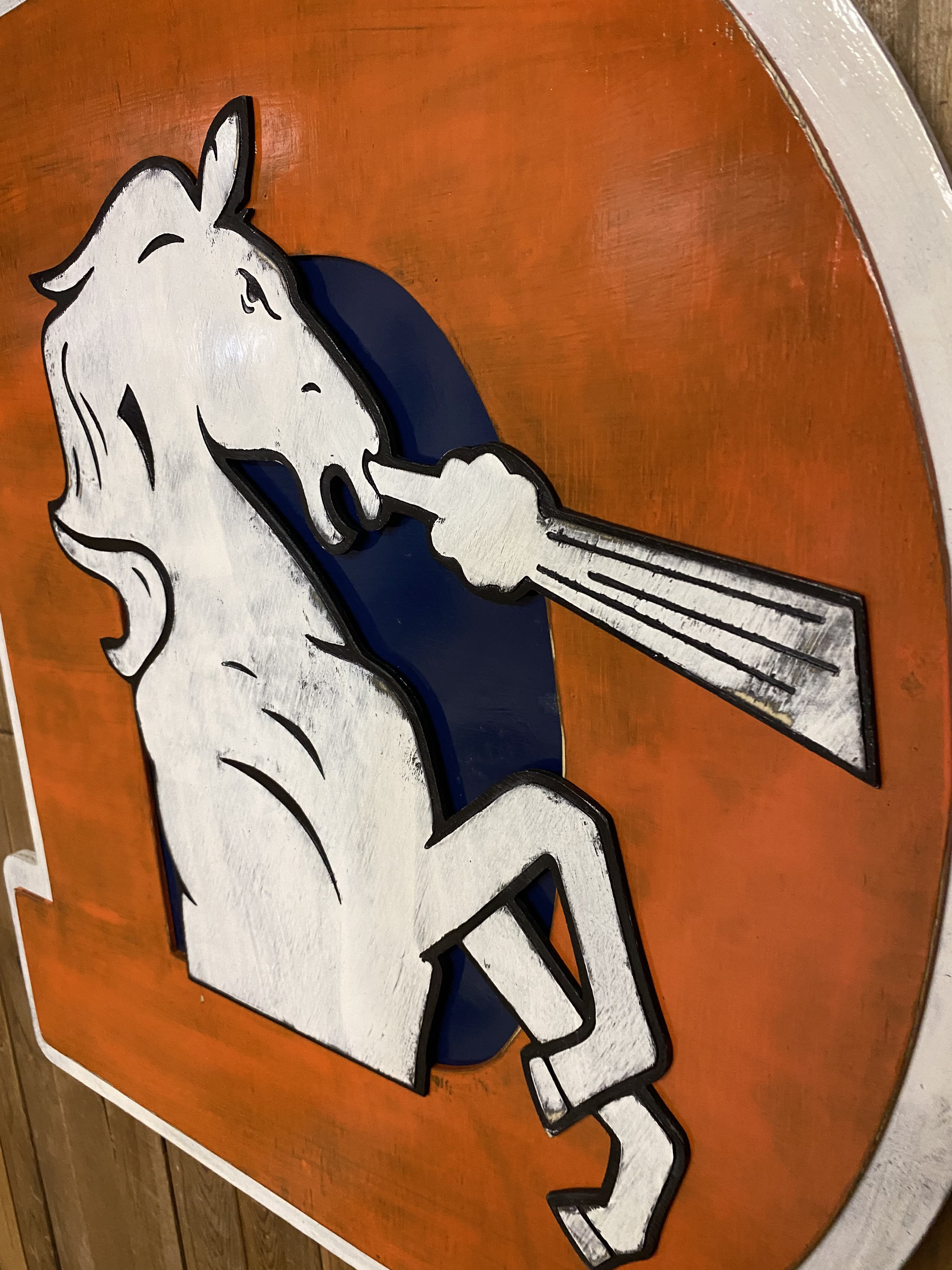3D Old School Broncos D Logo, Distressed, Weathered, Handmade, Sports Logo,  Denver, 5280, Wall Art, Reclaimed Wood. - Etsy, image size:2244x2992