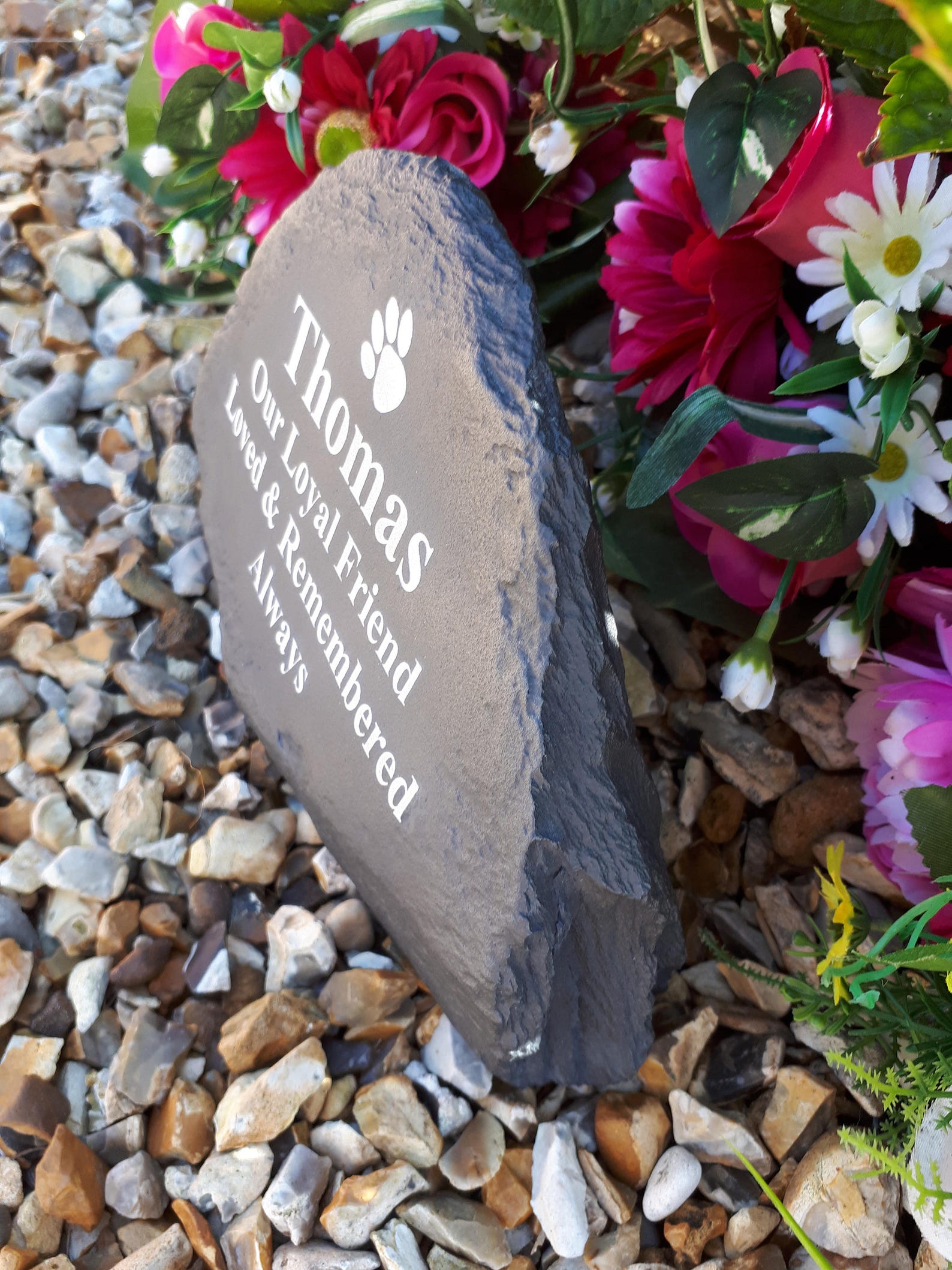 Large Memorial Rocks Rock Memorial (stone Effect) Large - Personalized - Weatherproof ...