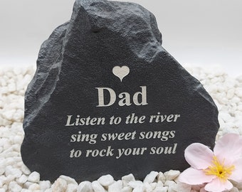Memorial Rock (Stone Effect) Personalized - Weatherproof - Various Images